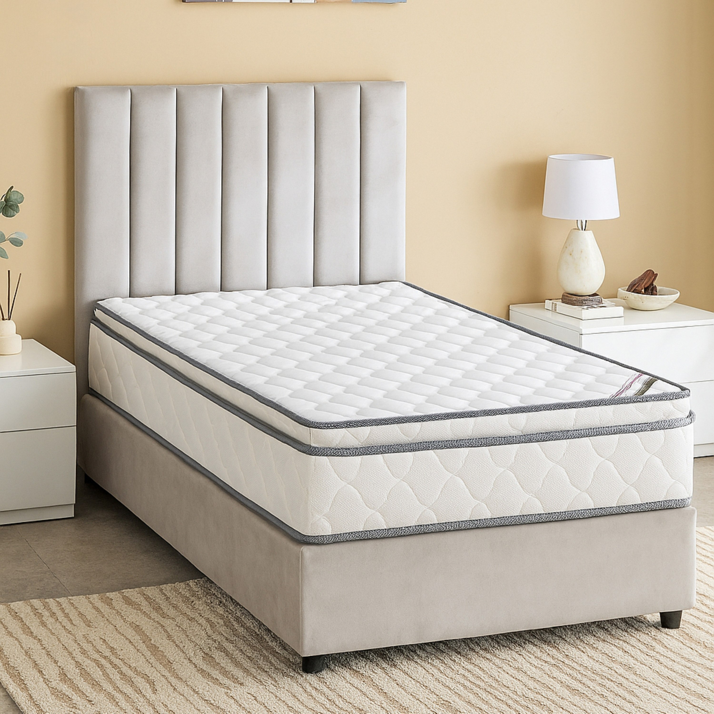 مرتبة فردية بإسفنج مجدد صلب وسطح وسادة من لونو فيرم كور - 90x190x24 سم-hbxfurniture-bedroom-mattresses-single-image-3