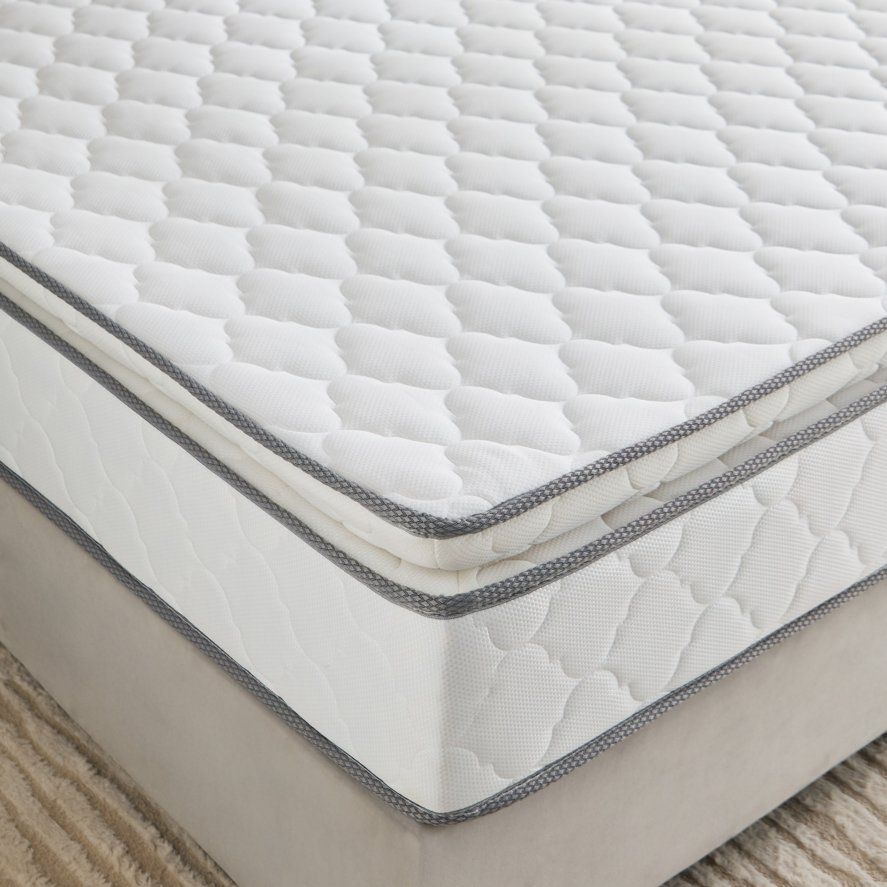 مرتبة فردية بإسفنج مجدد صلب وسطح وسادة من لونو فيرم كور - 90x190x24 سم-hbxfurniture-bedroom-mattresses-single-image-4