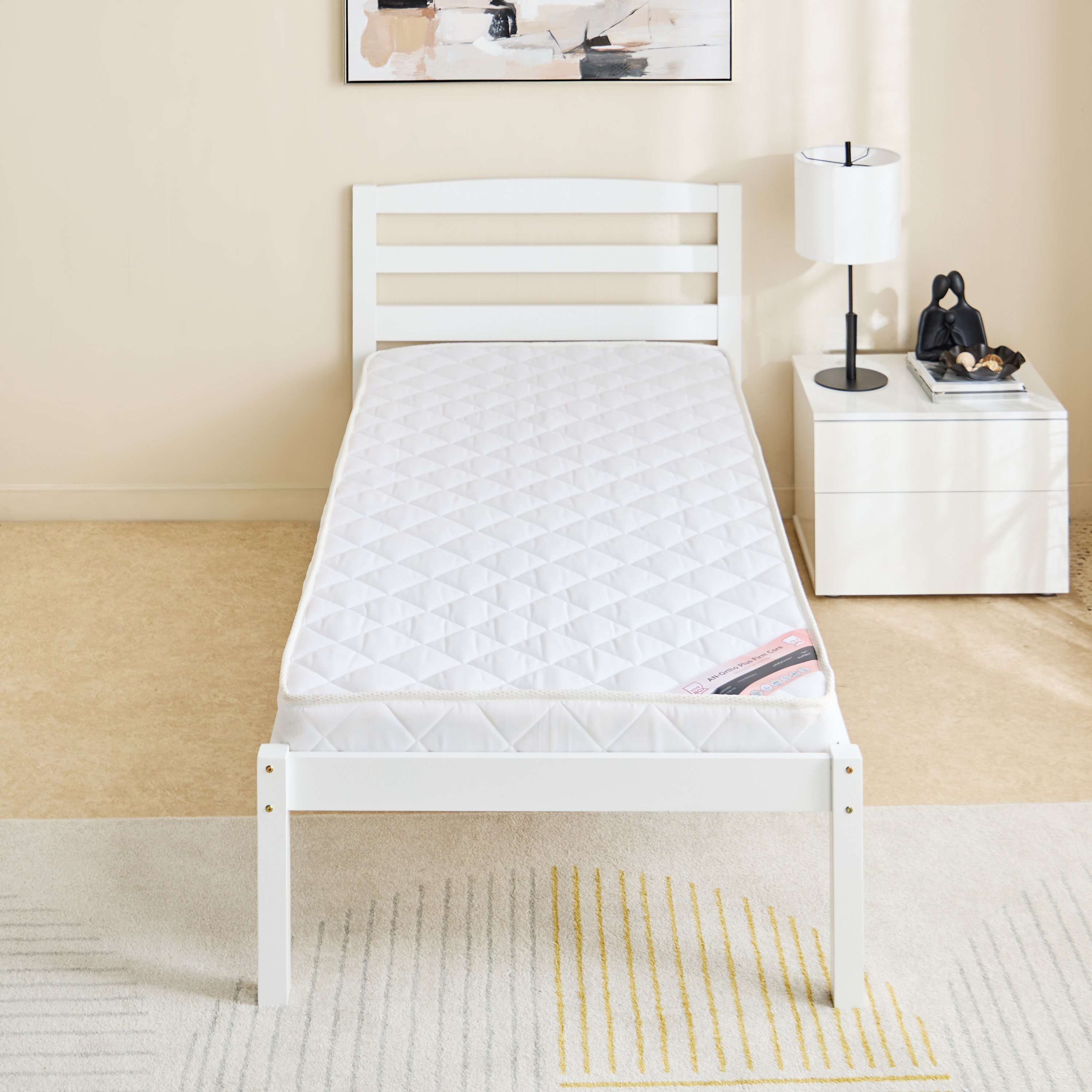 Luno Ortho Plus Firm Core Rebonded Foam Single Mattress - 90x190x10 cm-PROMO_HB_KSA_HBX10_190925-image-2