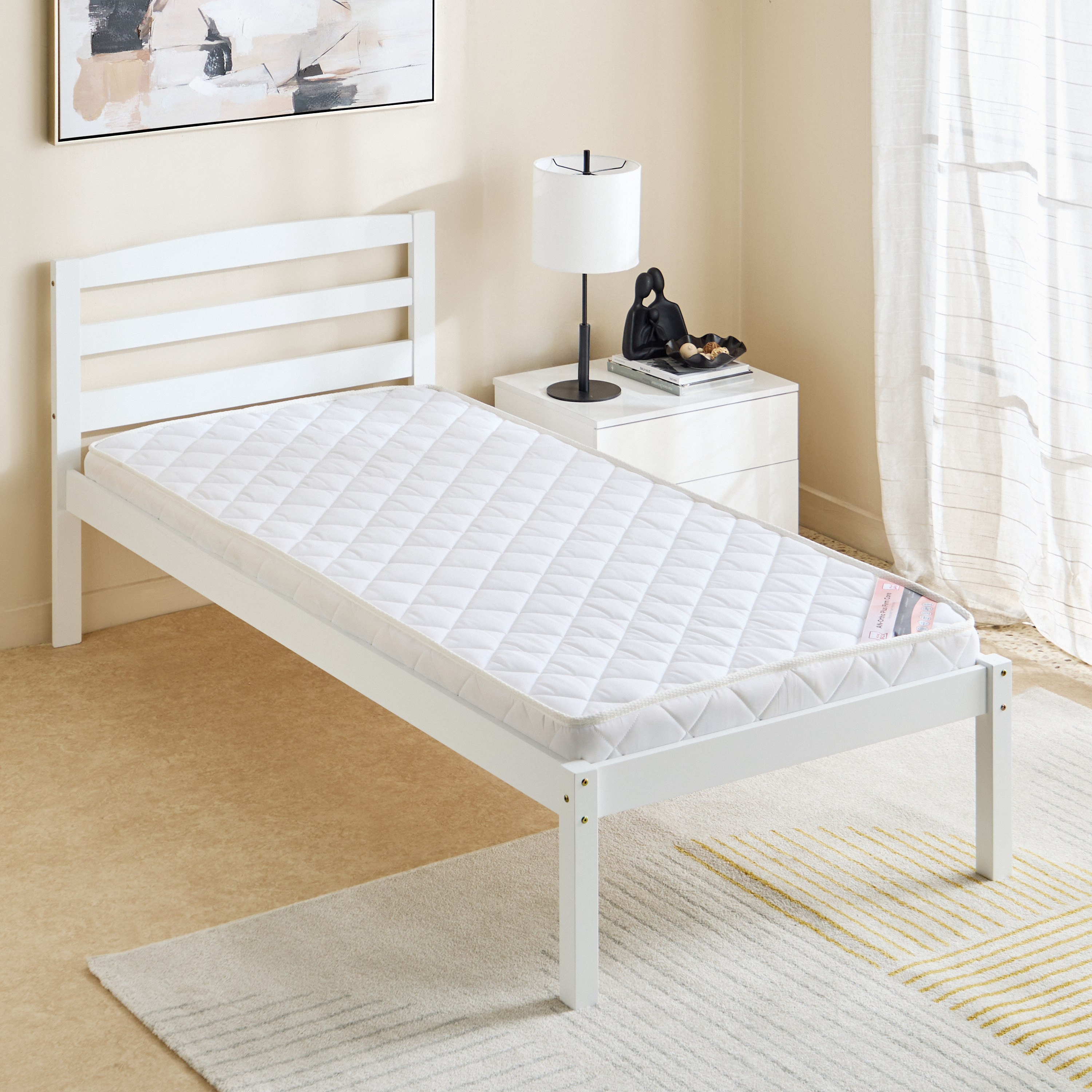 Luno Ortho Plus Firm Core Rebonded Foam Single Mattress - 90x190x10 cm-PROMO_HB_KSA_HBX10_190925-image-3