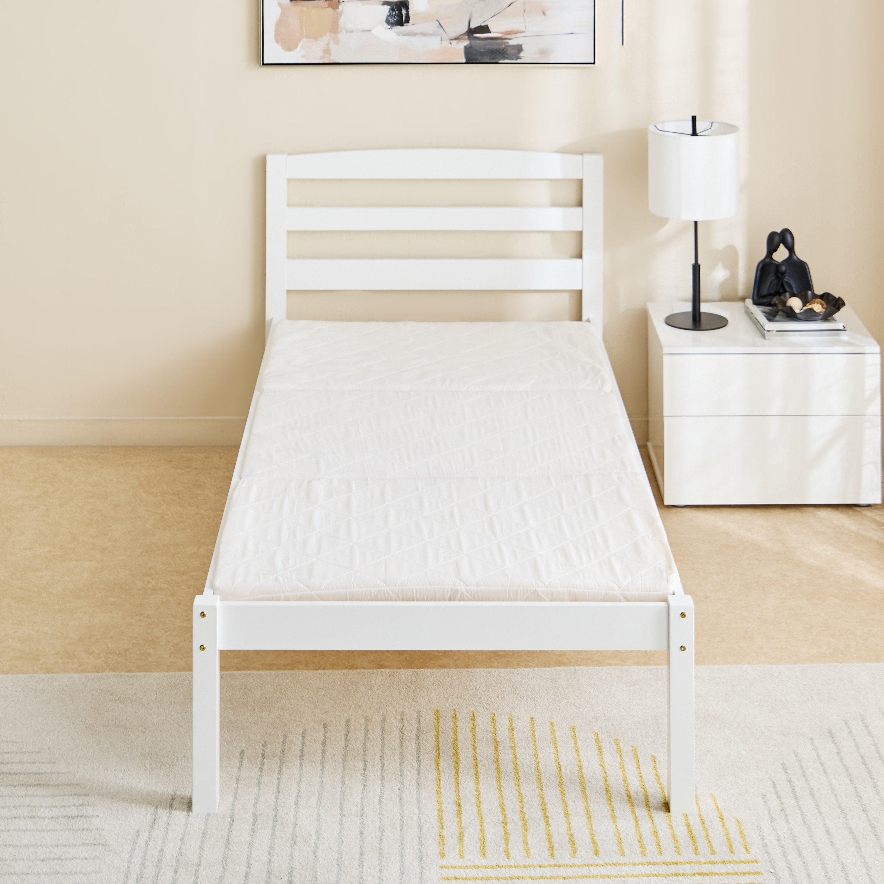 Luno Oslo TriFold Foam Folding Single Mattress - 90x190x6 cm-PROMO_HB_KSA_HBX10_190925-image-2