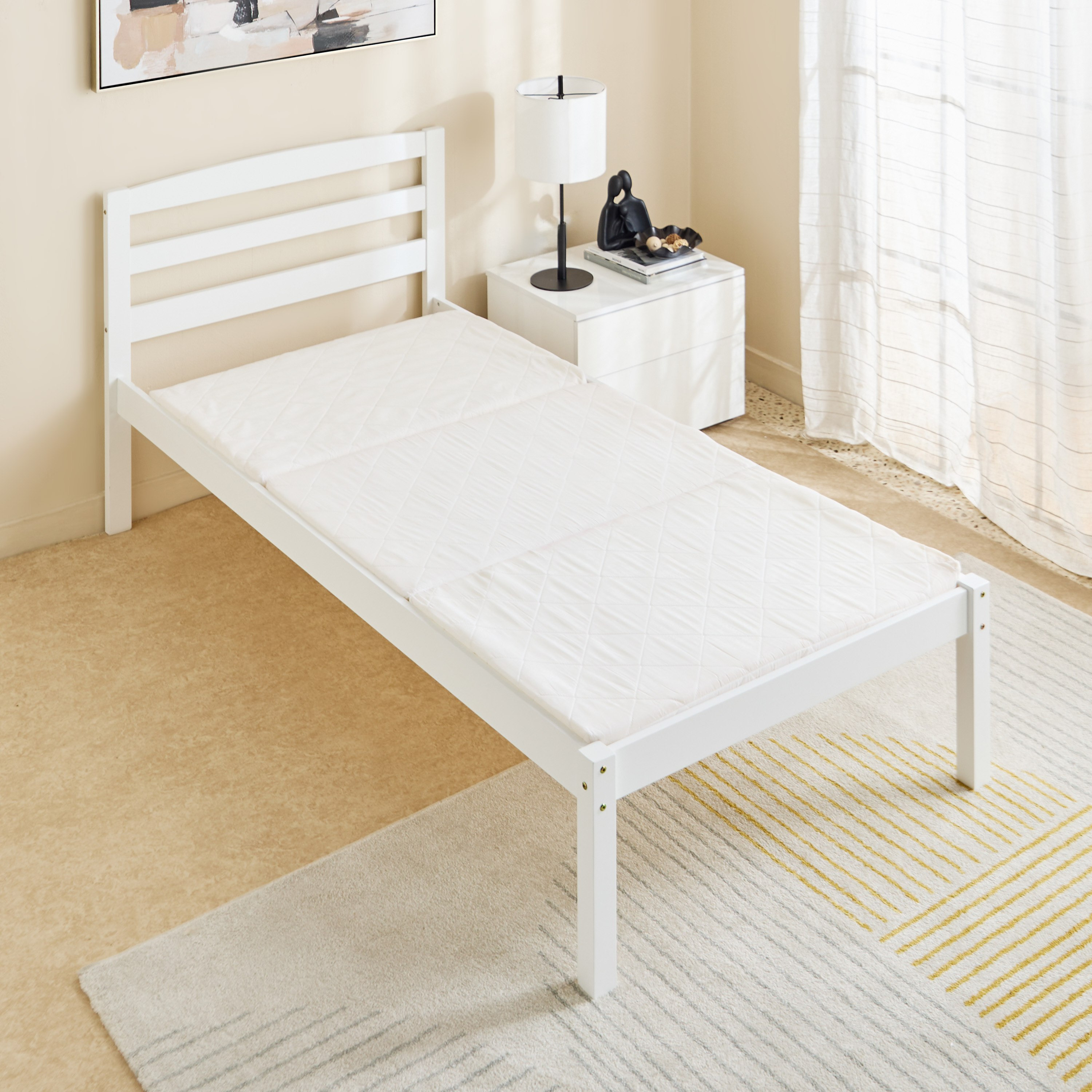 Luno Oslo TriFold Foam Folding Single Mattress - 90x190x6 cm-PROMO_HB_KSA_HBX10_190925-image-3