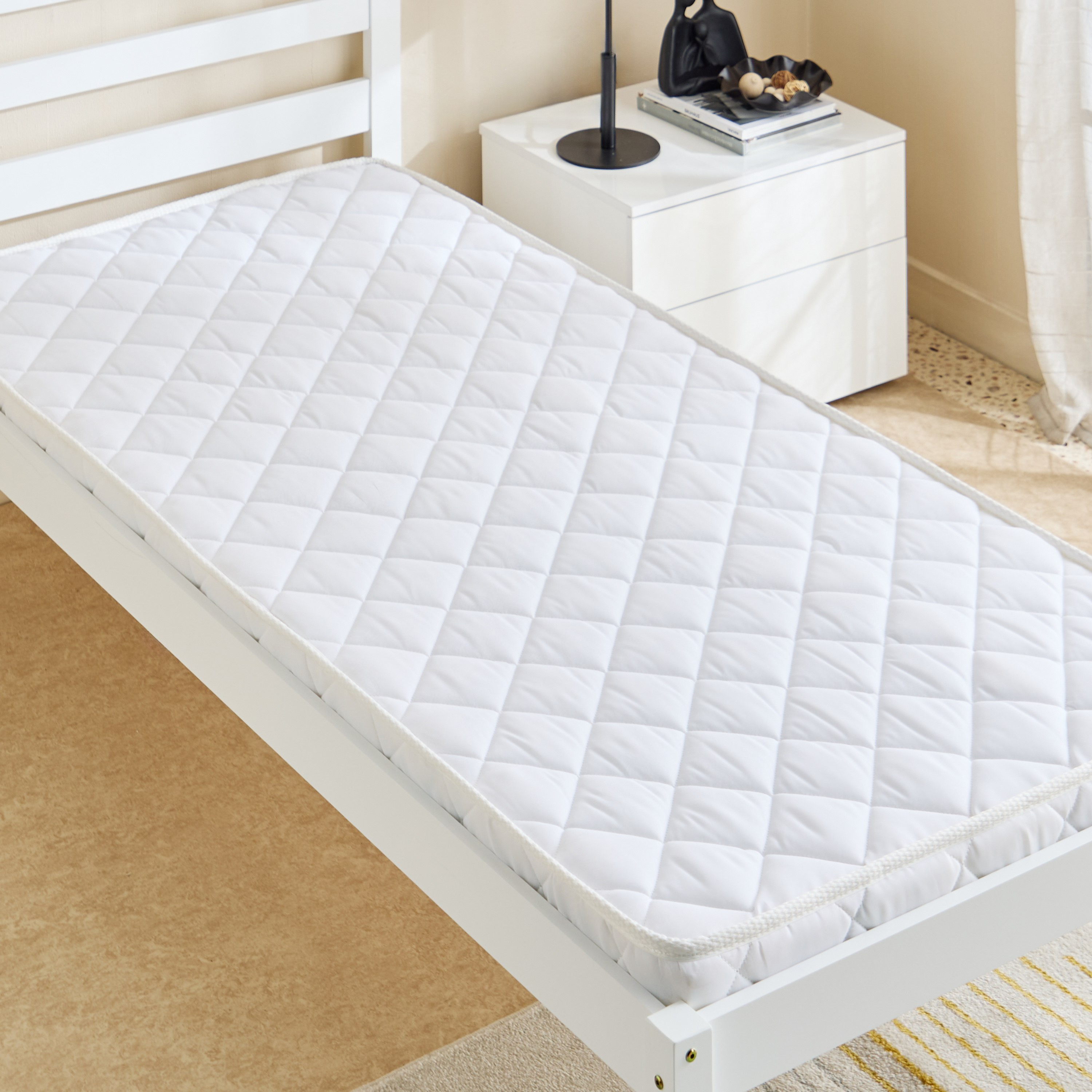 Luno Como Nxt Single Firm Core Rebonded Foam Mattress - 90x200x7 cm-PROMO_HB_KSA_HBX10_190925-image-4