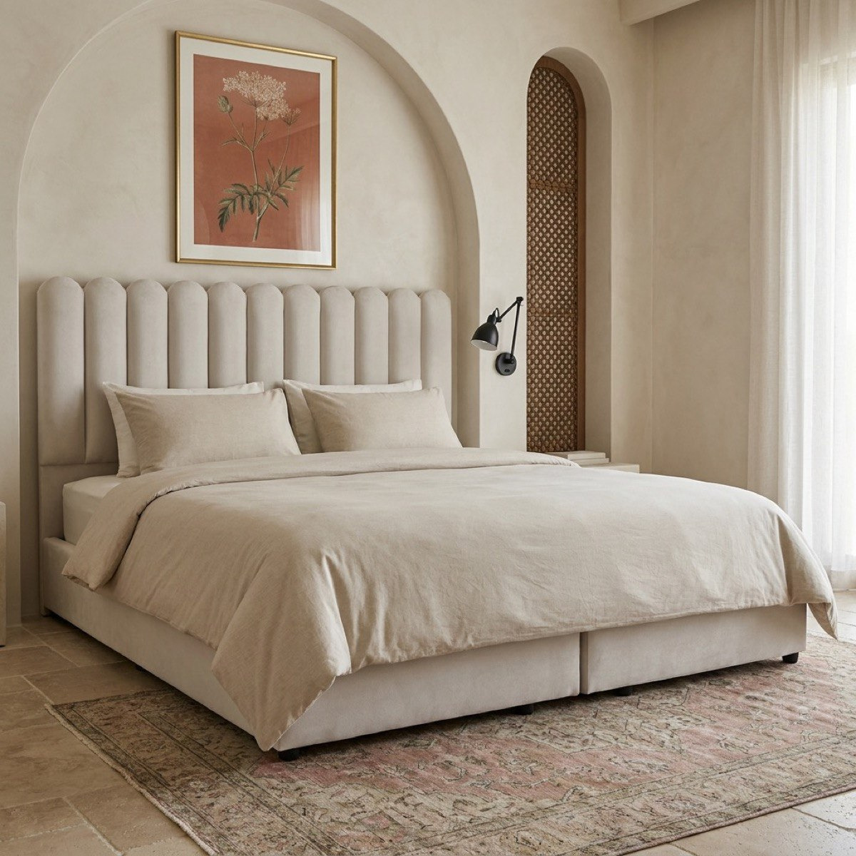 سرير توين منجد - كيرفي بروكس من موڤو - 120x200 سم-hbxbedroom-bedsandbedsets-upholsteredbeds-twin-image-1