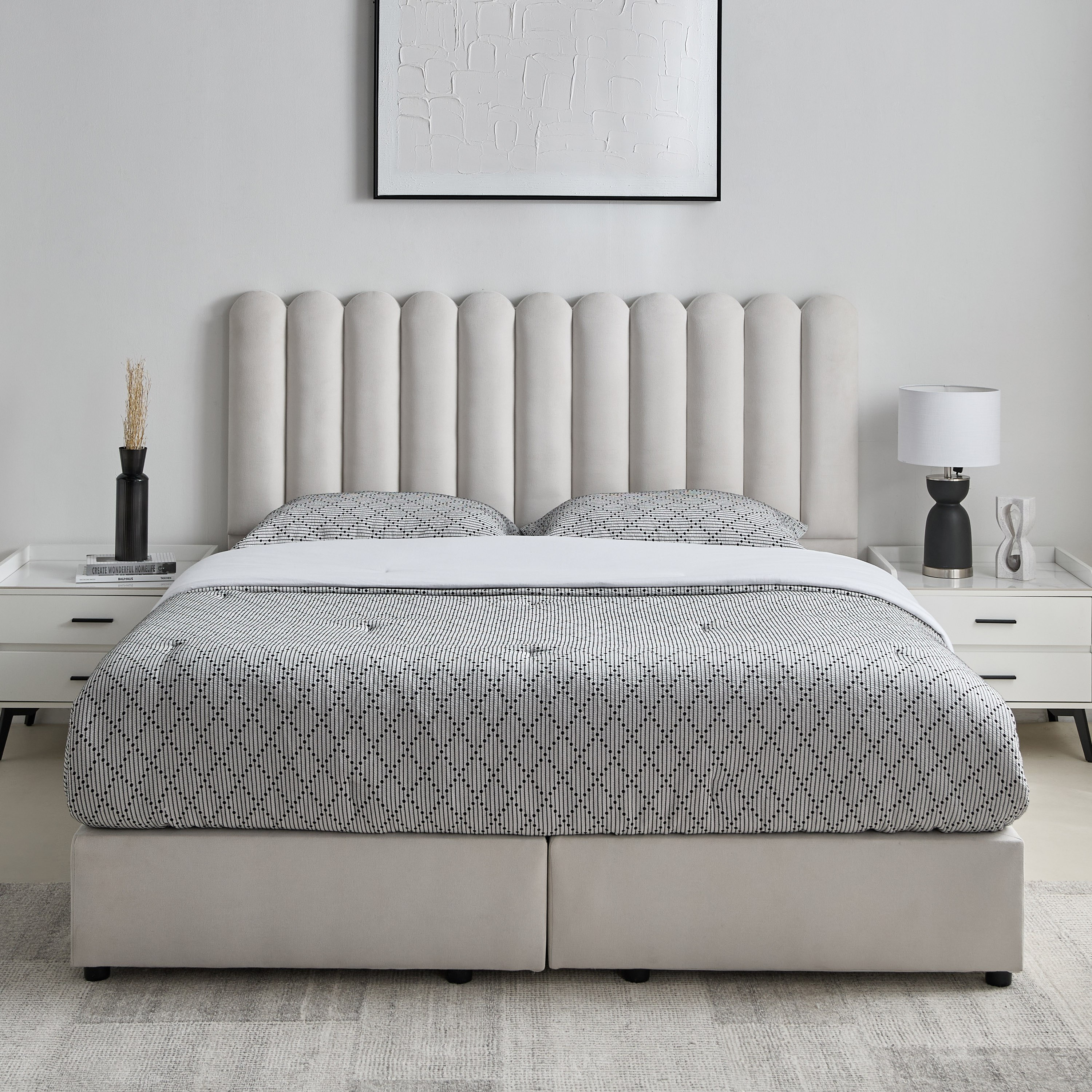 سرير توين منجد - كيرفي بروكس من موڤو - 120x200 سم-hbxbedroom-bedsandbedsets-upholsteredbeds-twin-image-2