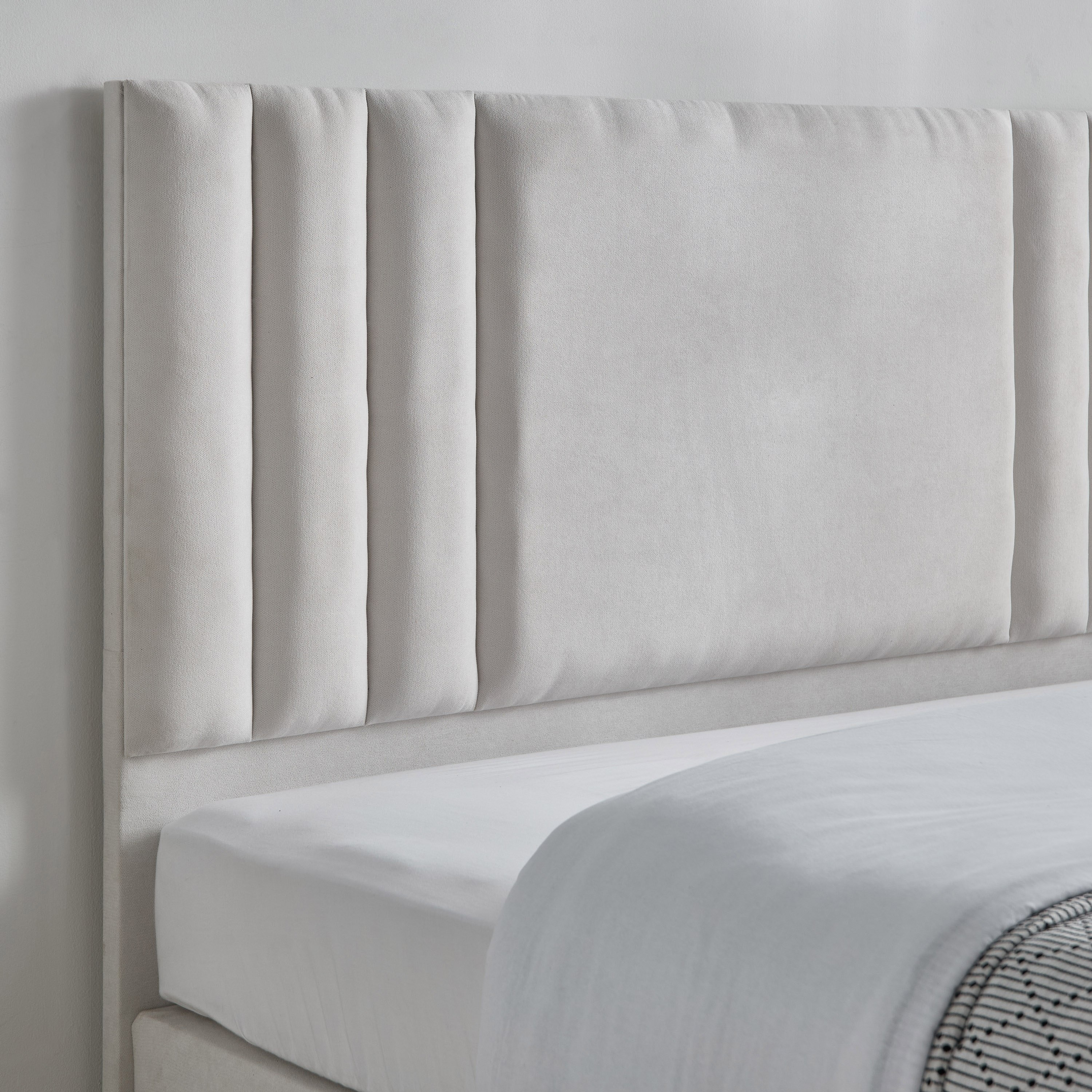 Movo Curvy Galaxy Twin Upholstered Bed - 120x200 cm-hbxbedroom-bedsandbedsets-upholsteredbeds-twin-image-3