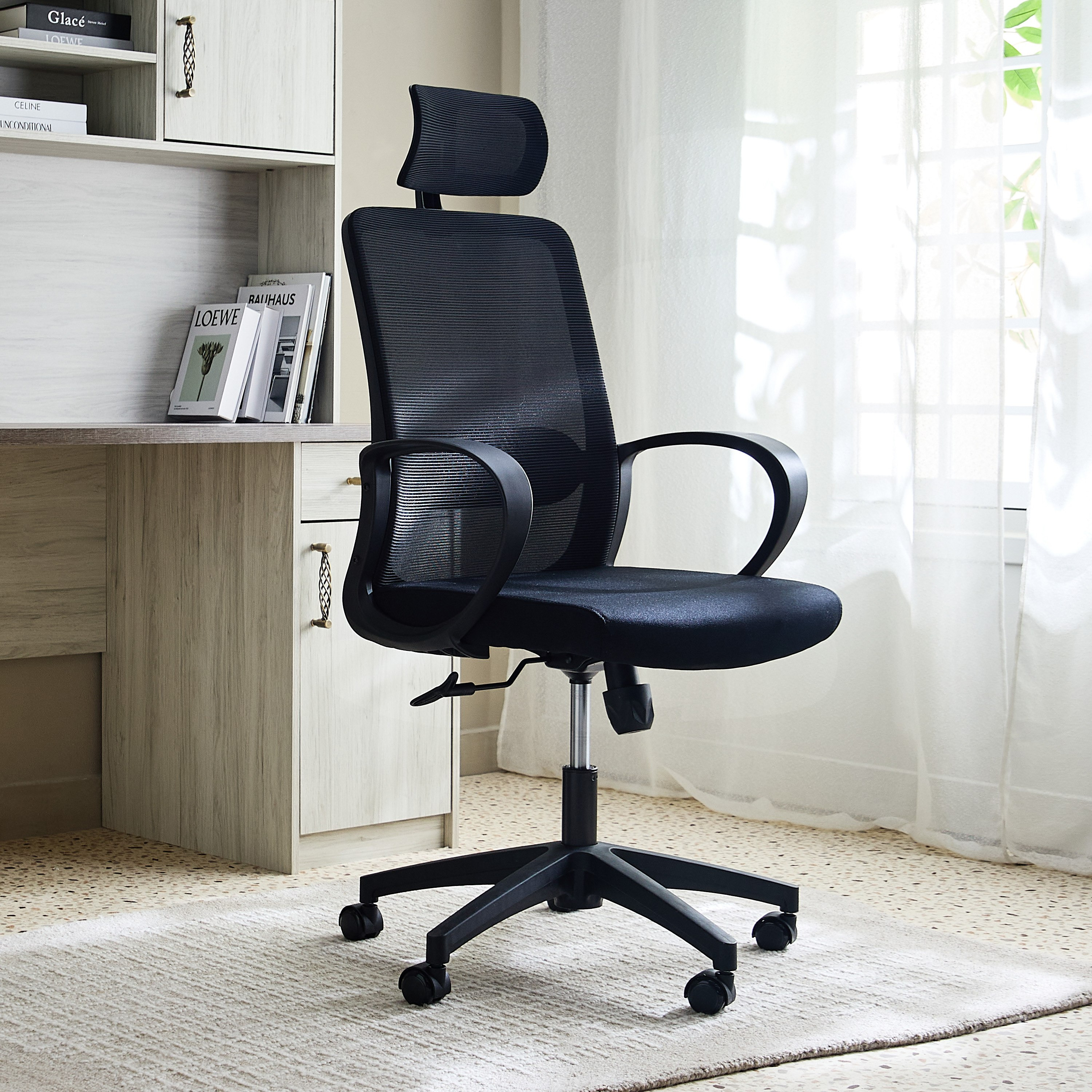 كرسي مكتب عالي الظهر بمسند رأس عملي ثنائي الأبعاد من ذايون-hbxfurniture-kidsroom-studychairs-image-1