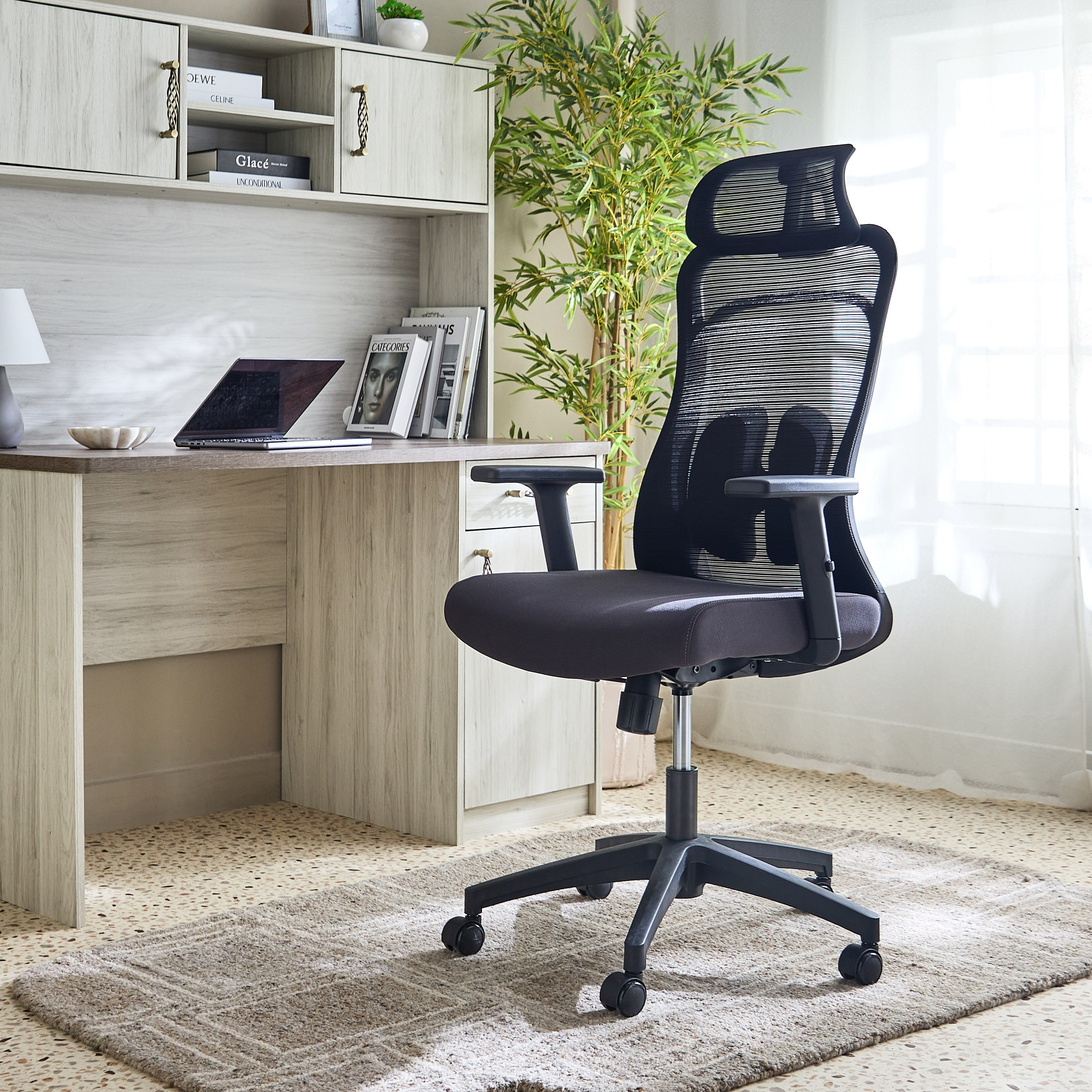 Gatsby High Back Office Chair with 3D Armrest and Headrest-hbxfurniture-kidsroom-studychairs-image-11