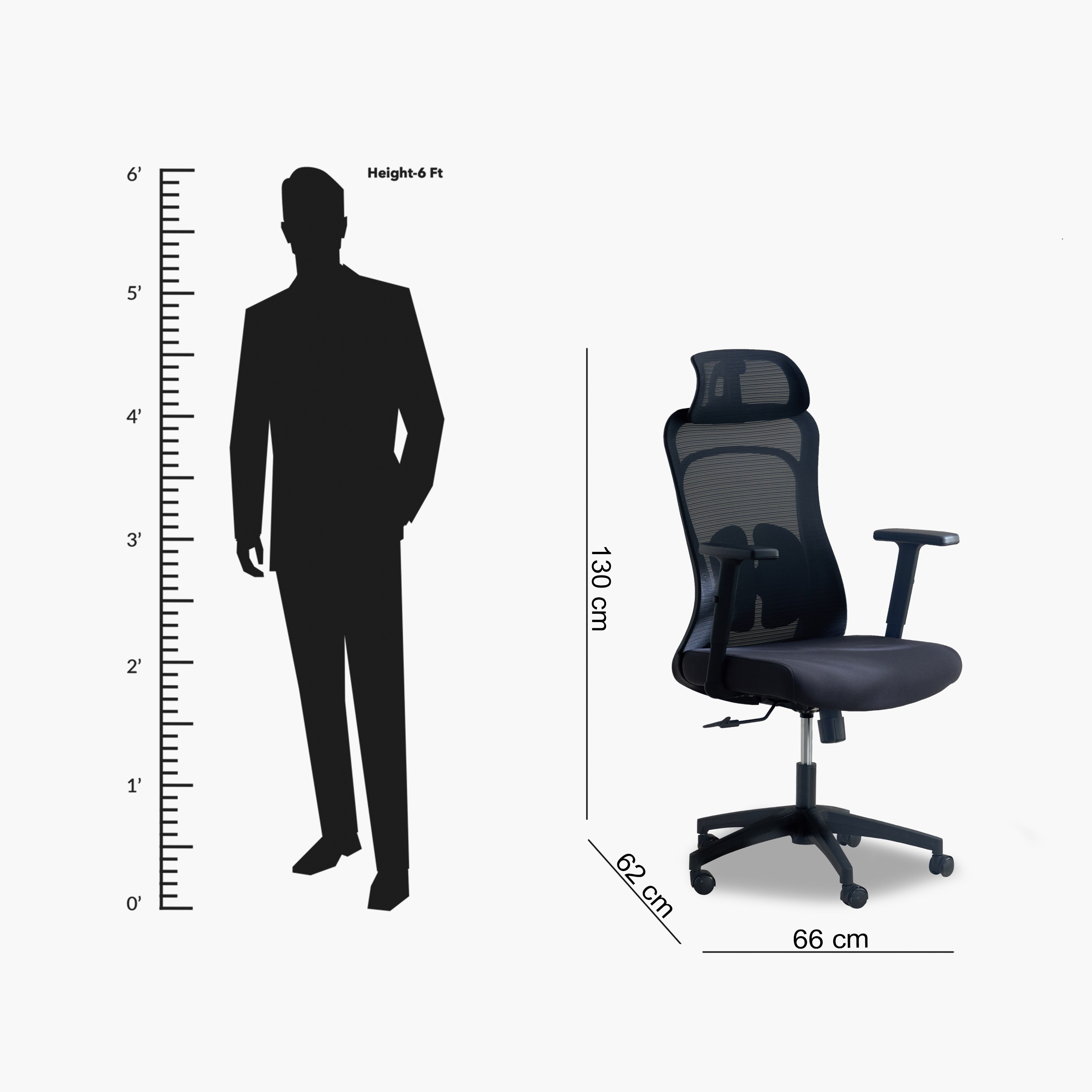 Gatsby High Back Office Chair with 3D Armrest and Headrest-hbxfurniture-kidsroom-studychairs-image-13