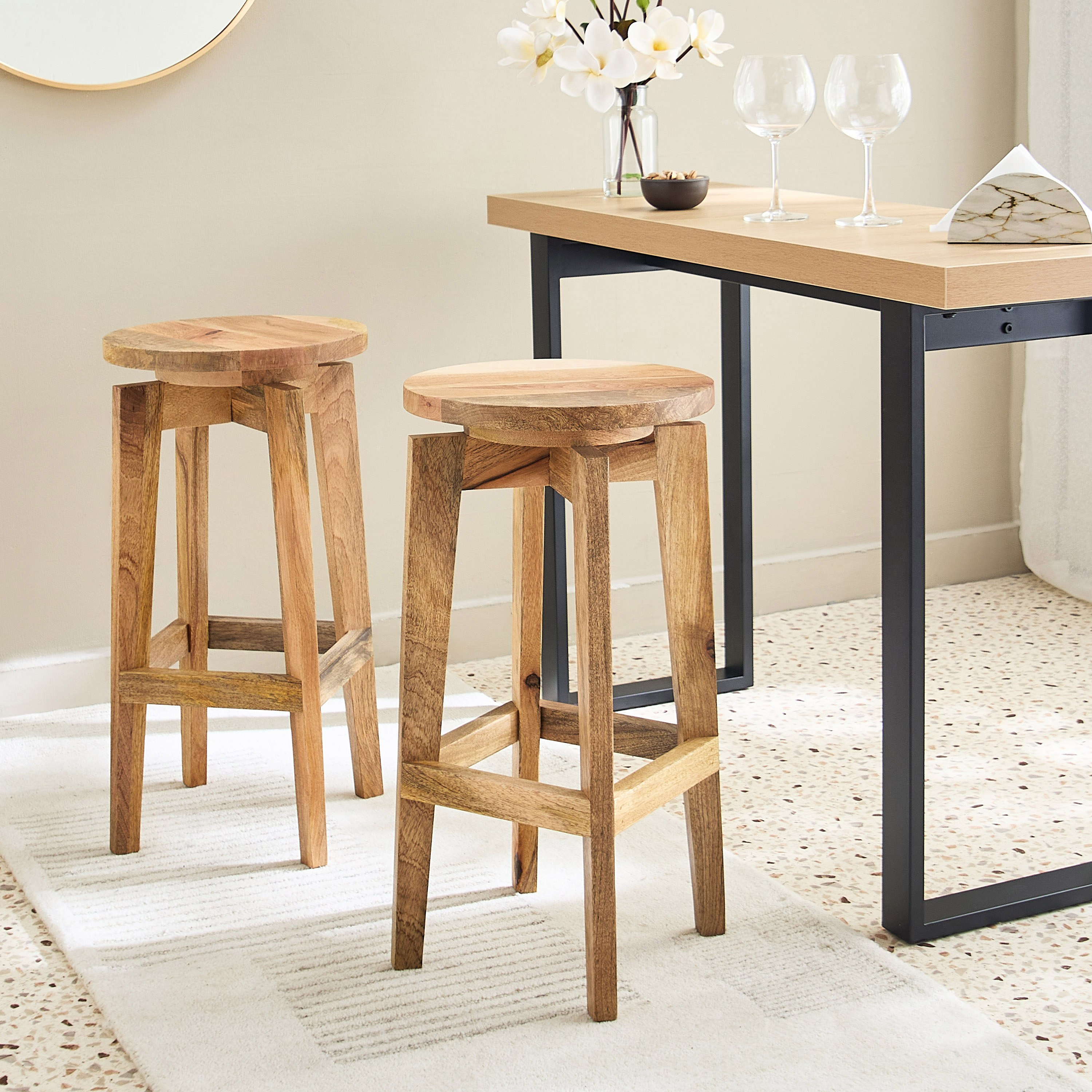 Cavon Rixos Solid Wood Bar Stool-hbxfurniture-diningroom-barcountersandbarstools-image-5