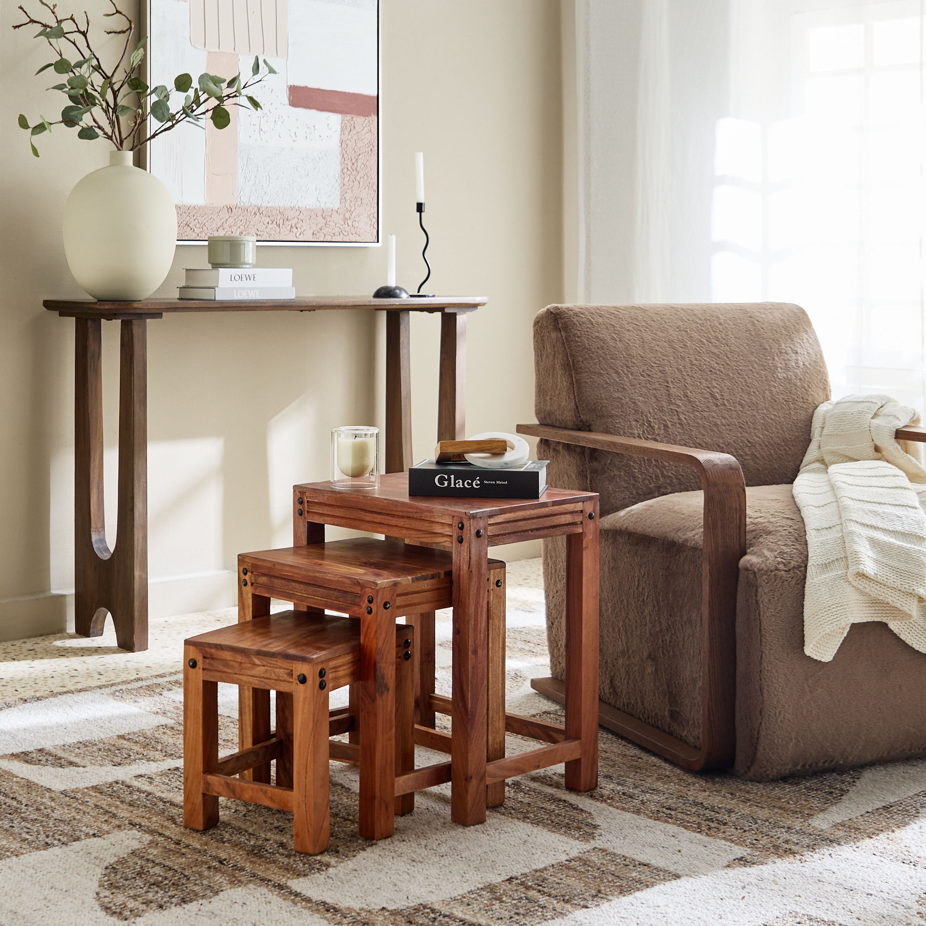 Vendra Arya Solid Wood Nest of Tables - Set of 3-hbxfurniture-livingroom-nestingtables-image-6