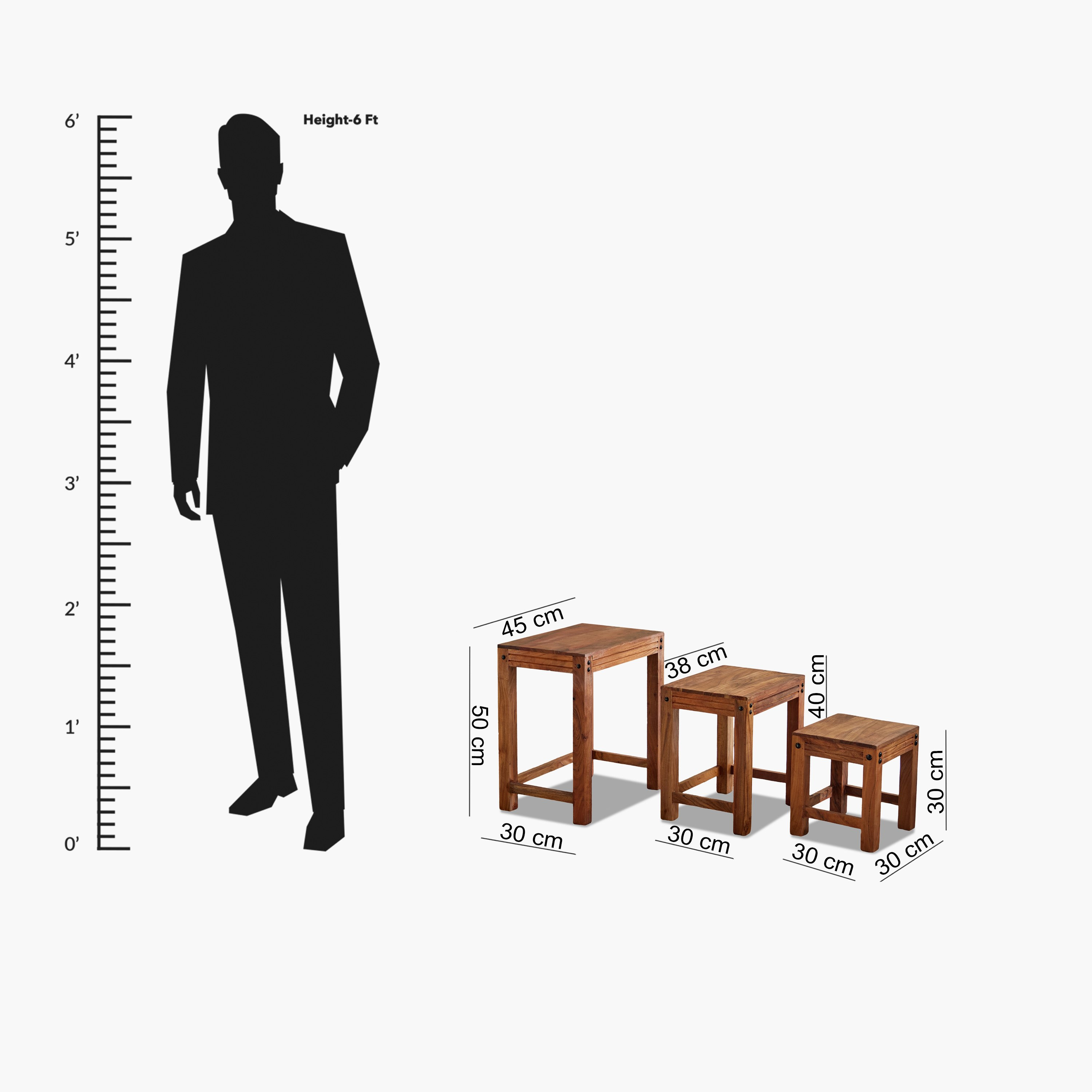 Vendra Arya Solid Wood Nest of Tables - Set of 3-hbxfurniture-livingroom-nestingtables-image-8
