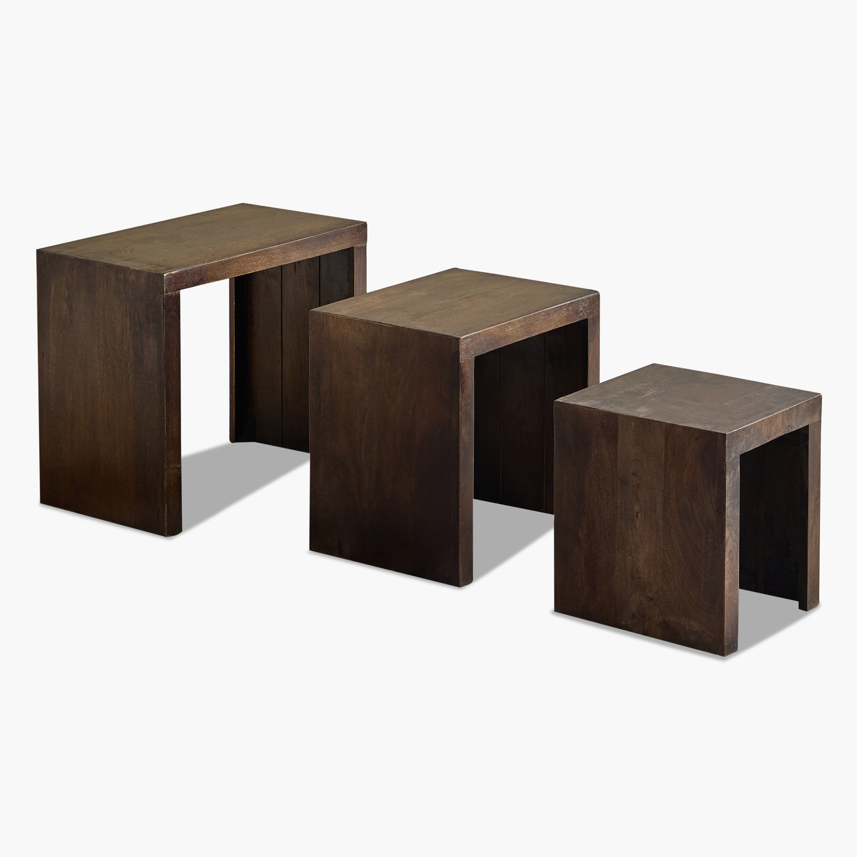 طقم طاولات متداخلة 3 قطع من الخشب الصلب - كيوب من كافون-hbxfurniture-livingroom-nestingtables-image-7