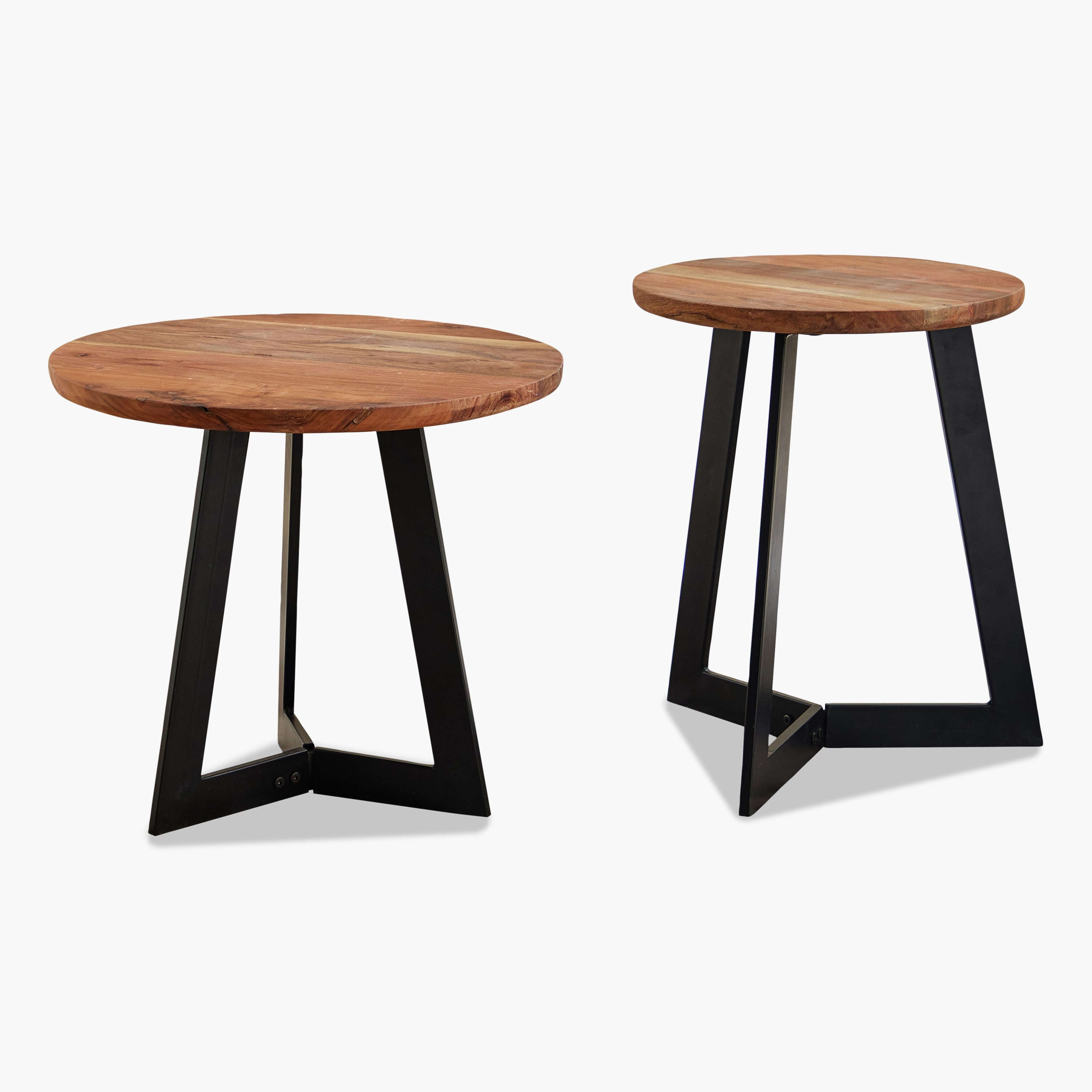 طقم طاولات متداخلة من قطعتين من الخسب الصلب - جوشوا من فيندرا -hbxfurniture-livingroom-nestingtables-image-6