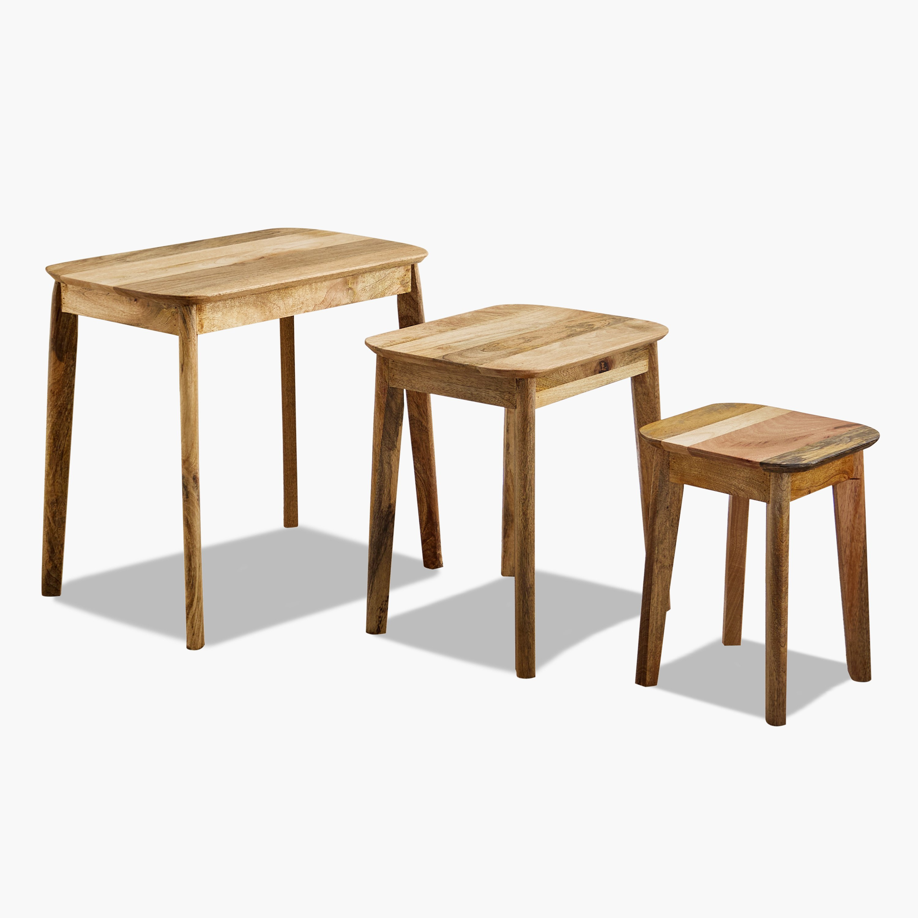 طقم طاولات متداخلة 3 قطع من الخشب الصلب - روف من كافون-hbxfurniture-livingroom-nestingtables-image-7
