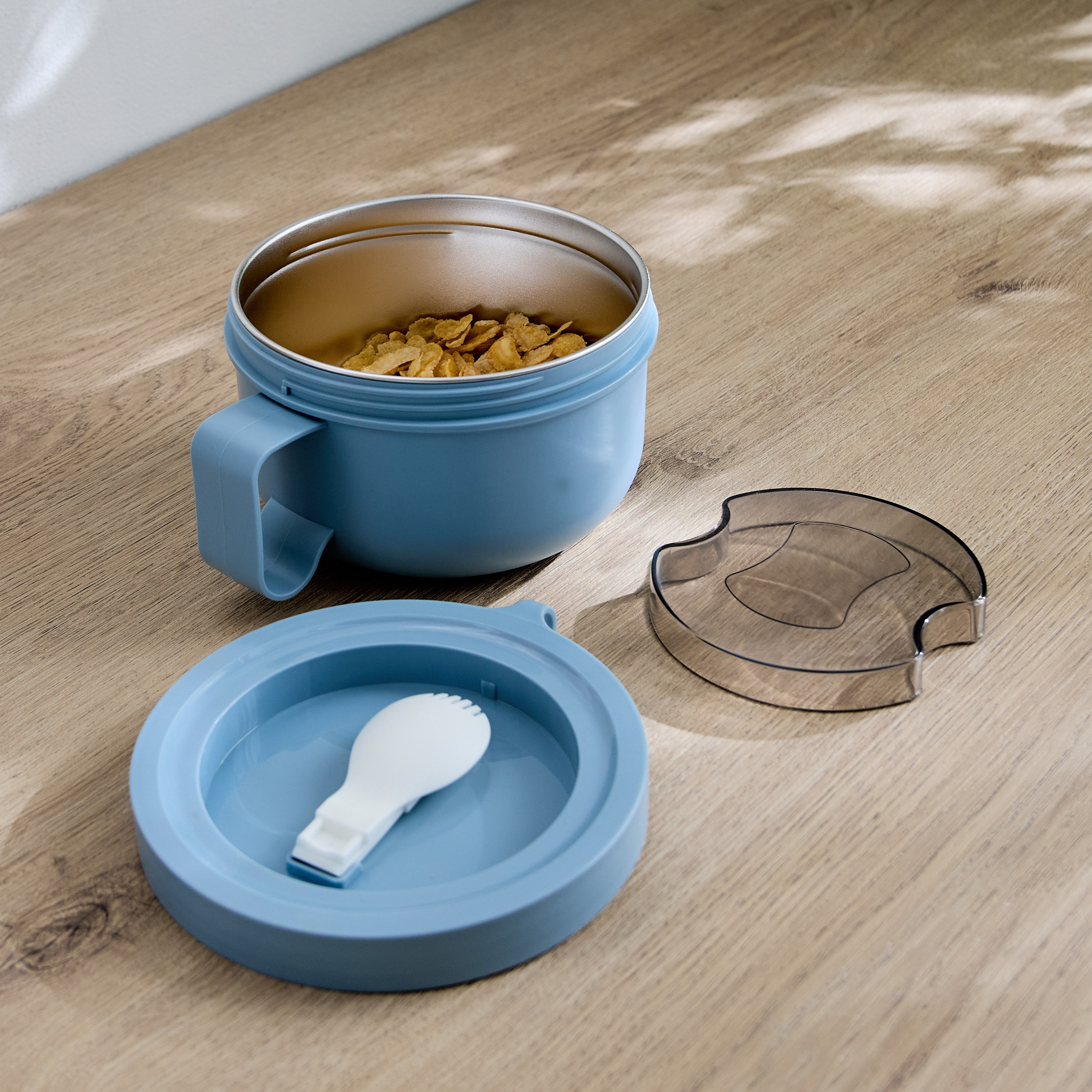 Ezra Stainless Steel Noodle Bowl with Spoon - 900 ml-hbxhomeware-hbxkidsandyouth-image-1