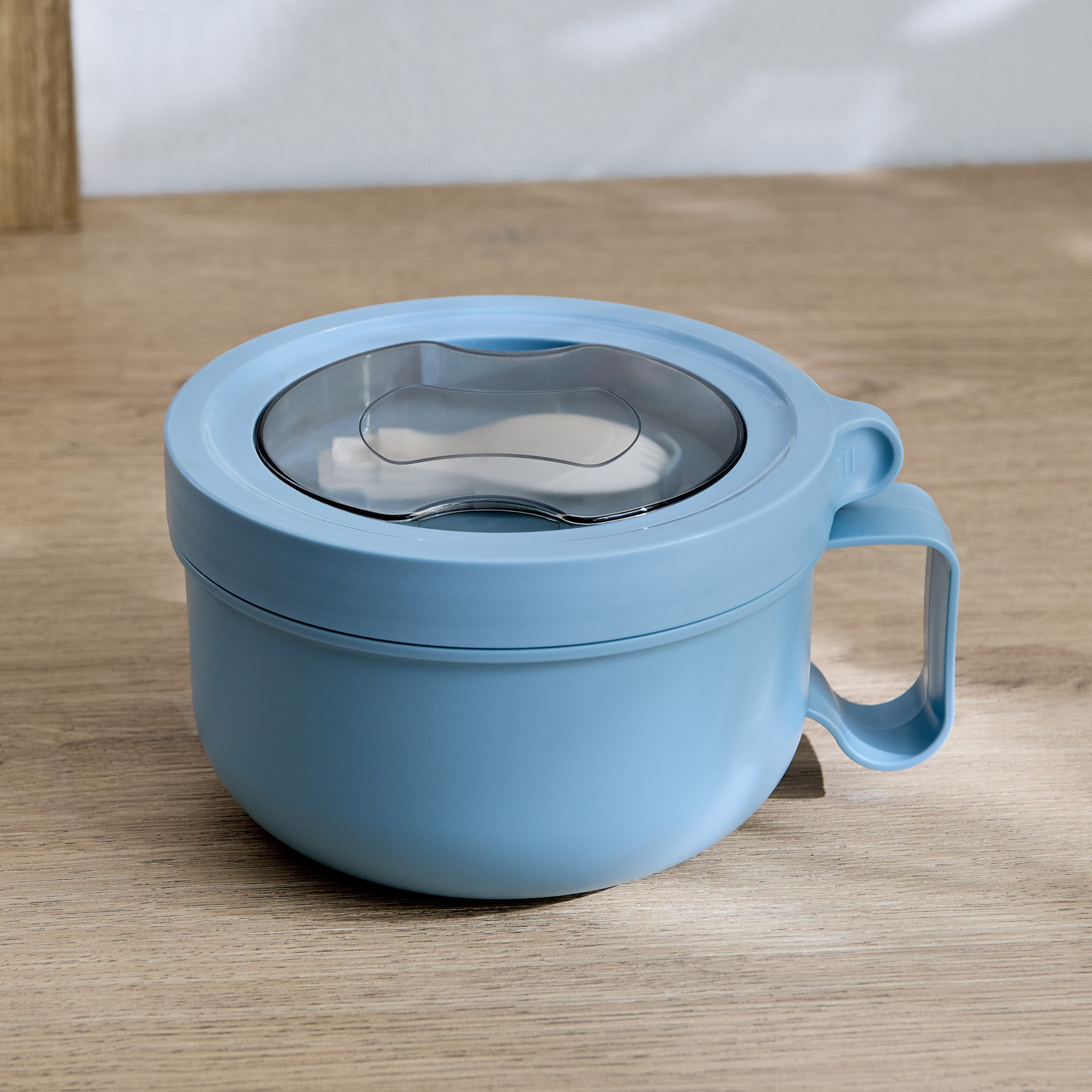 Ezra Stainless Steel Noodle Bowl with Spoon - 900 ml-hbxhomeware-hbxkidsandyouth-image-3