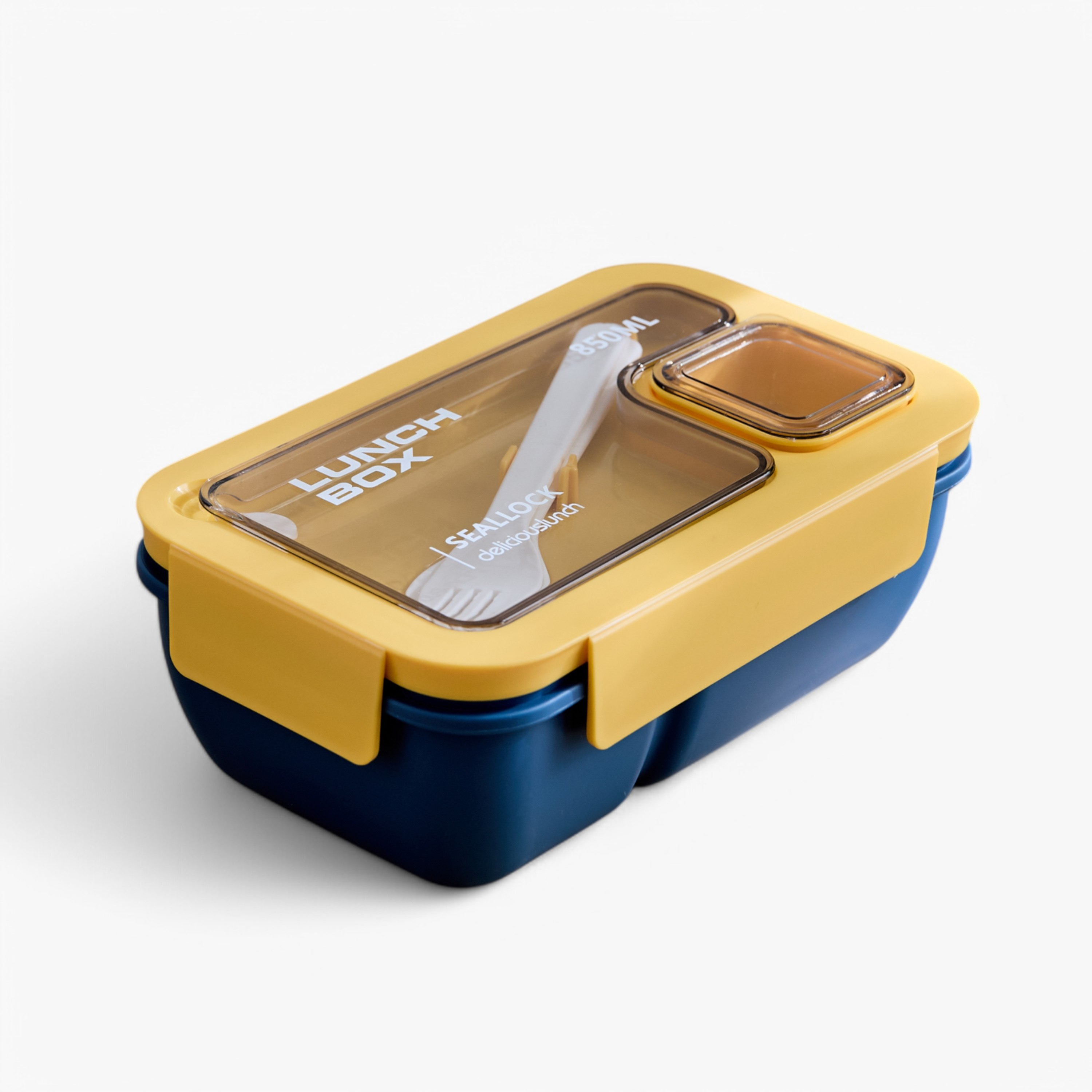 Ezra Rectangular Lunch Box with Spoon and Fork - 850 ml-hbxhomeware-hbxkidsandyouth-image-6