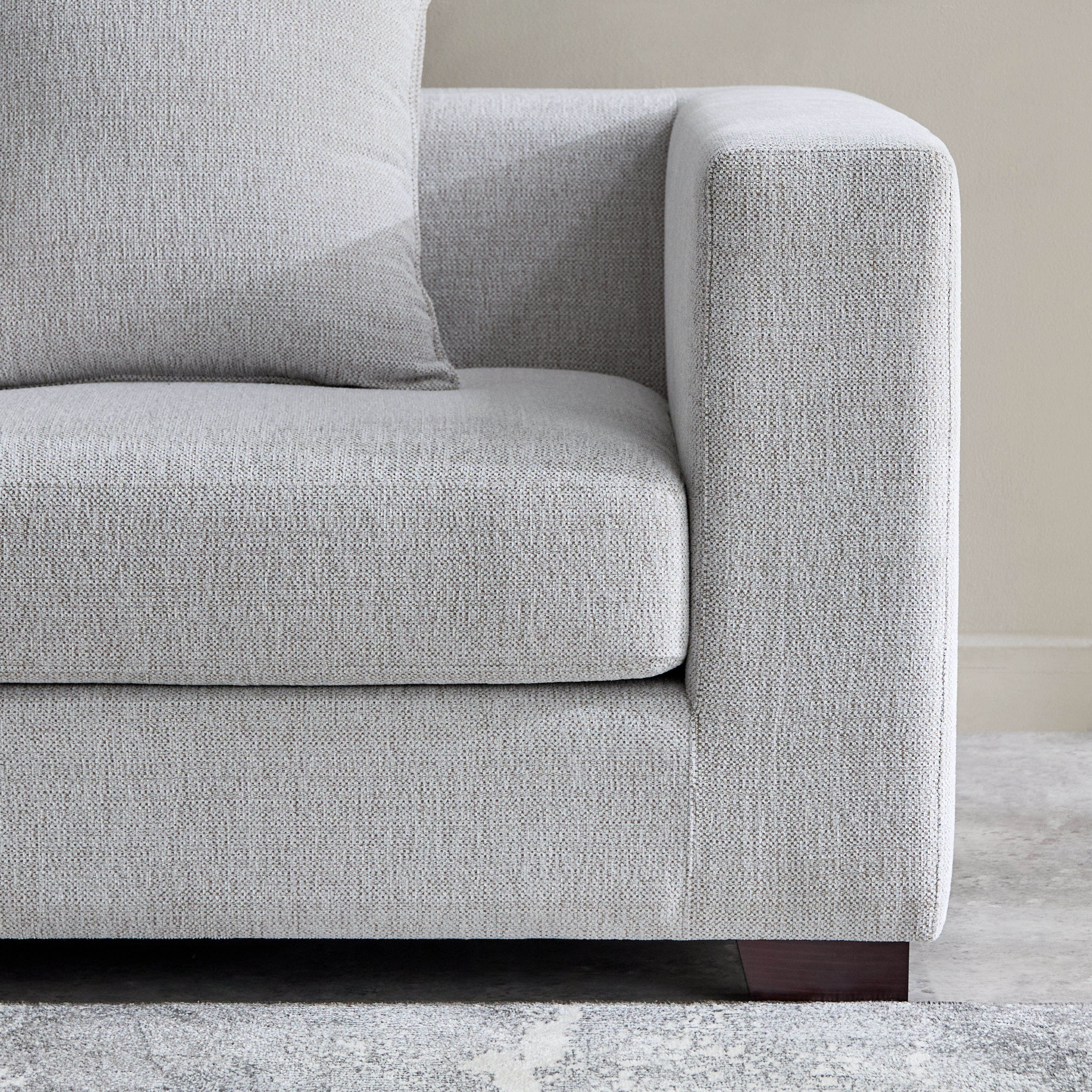 Aspen Fabric Armchair Sofa with 2 Cushions-hbxlivingroom-sofasandarmchairs-sofas-image-4