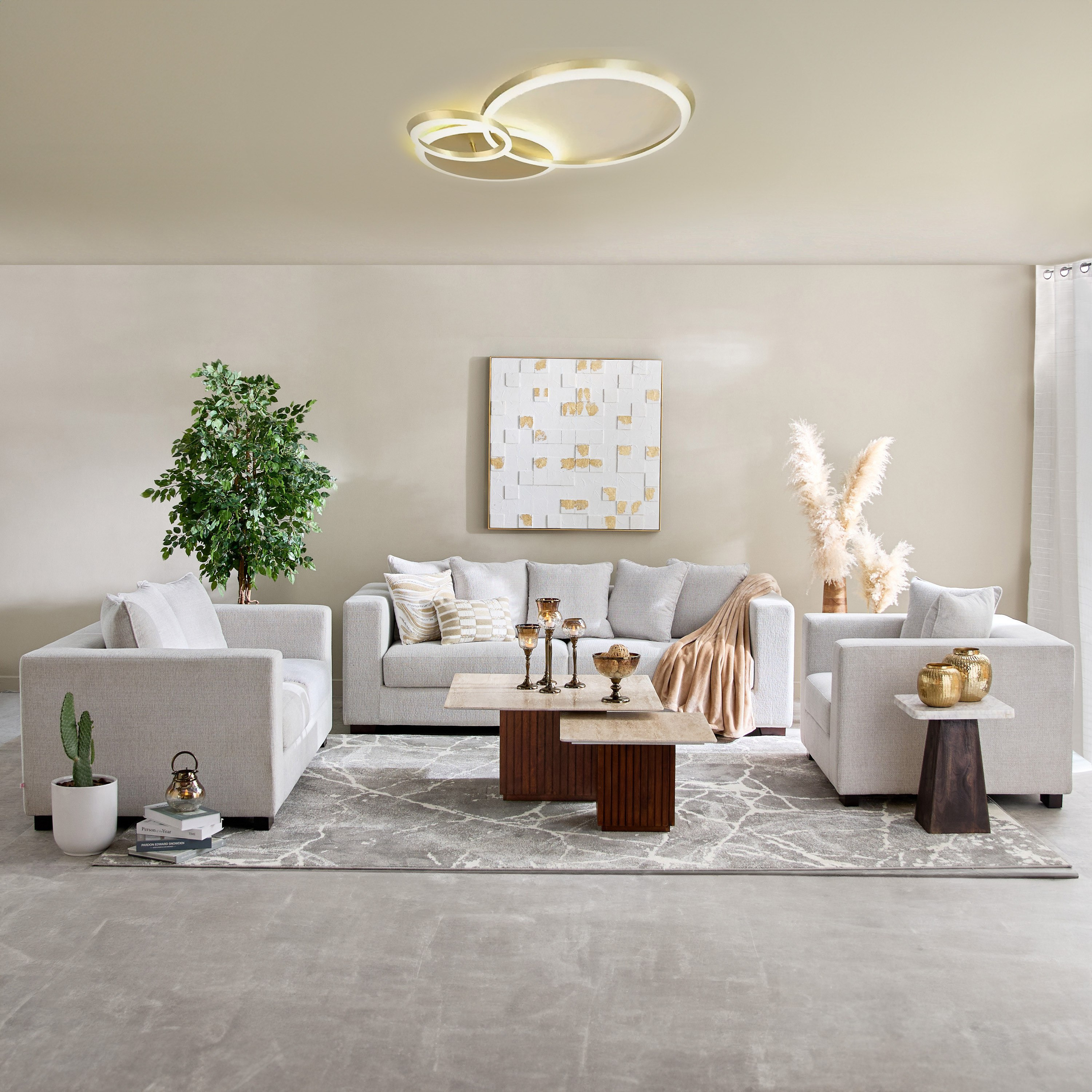 Aspen Fabric Armchair Sofa with 2 Cushions-hbxlivingroom-sofasandarmchairs-sofas-image-7