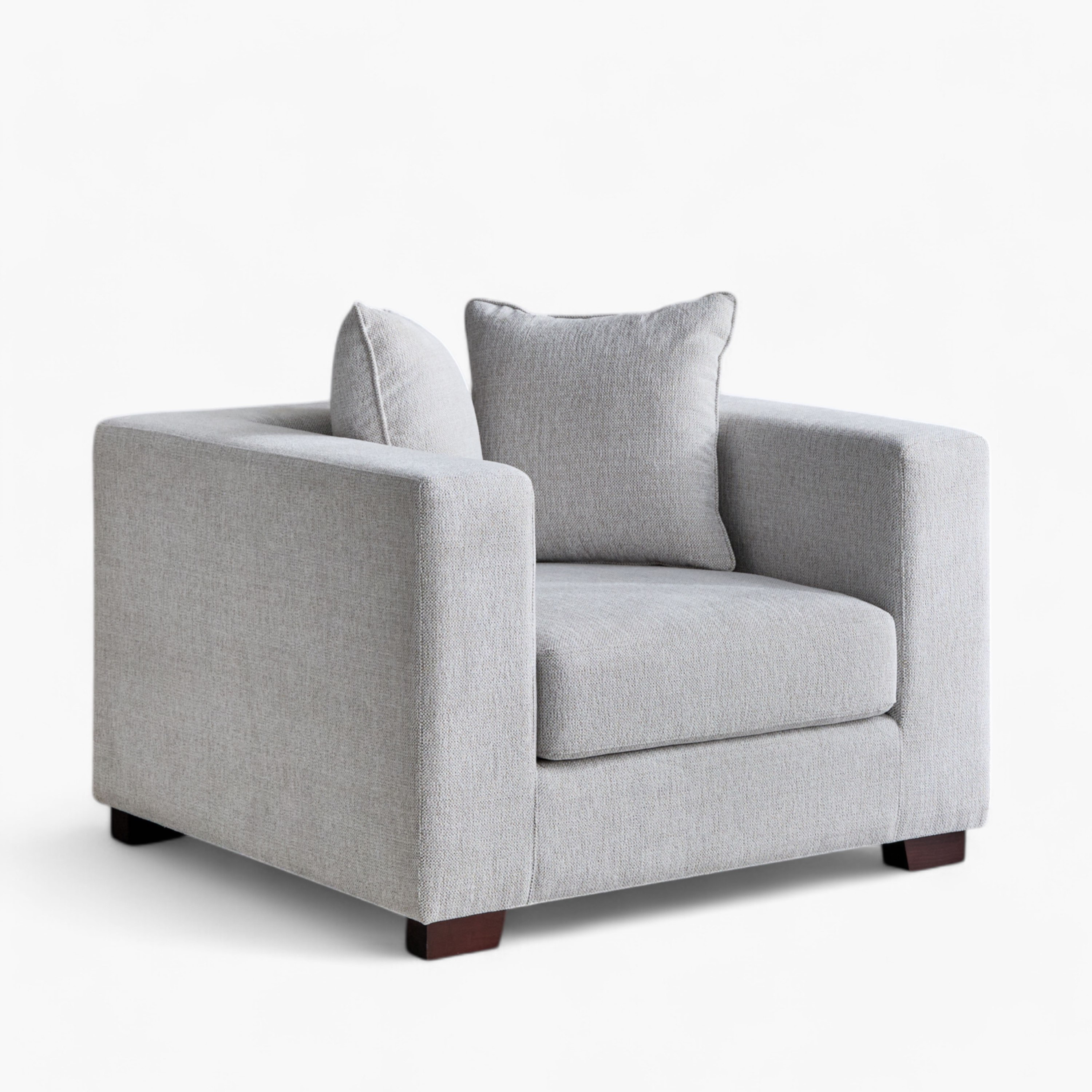 Aspen Fabric Armchair Sofa with 2 Cushions-hbxlivingroom-sofasandarmchairs-sofas-image-8