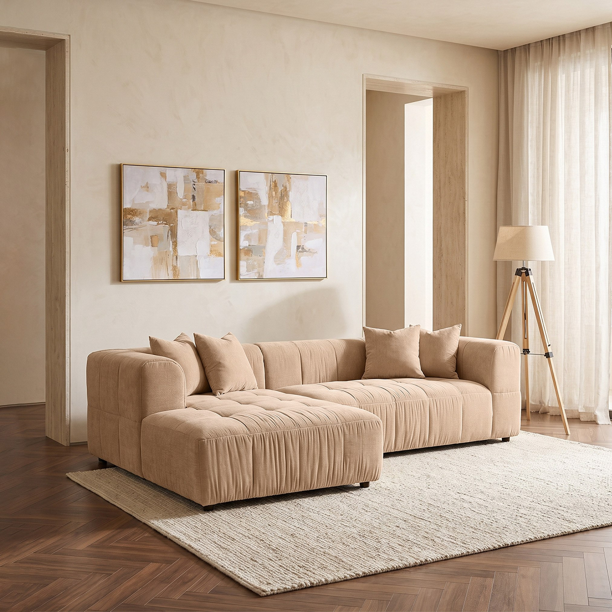 كنبة ركنية يسار قماش مقسمة بـ4 مقاعد مع 4 وسائد من بلوب-hbxlivingroom-sofasandarmchairs-sofas-image-4