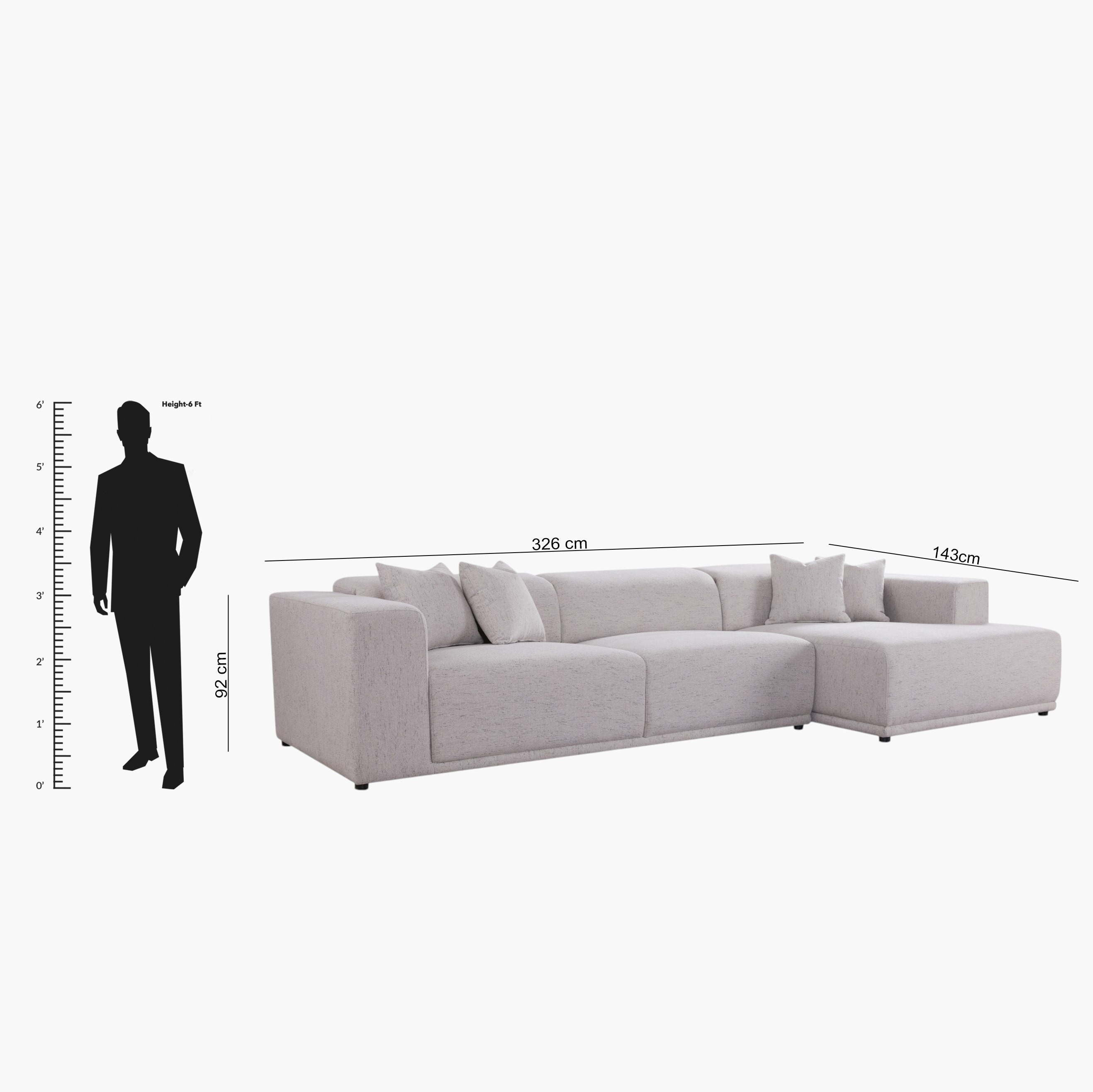 كنبة ركنية يمين قماش مقسمة 5 مقاعد مع 4 وسائد ومسند رأس قابل للتعديل من كلوفيس-hbxlivingroom-sofasandarmchairs-sofas-image-14