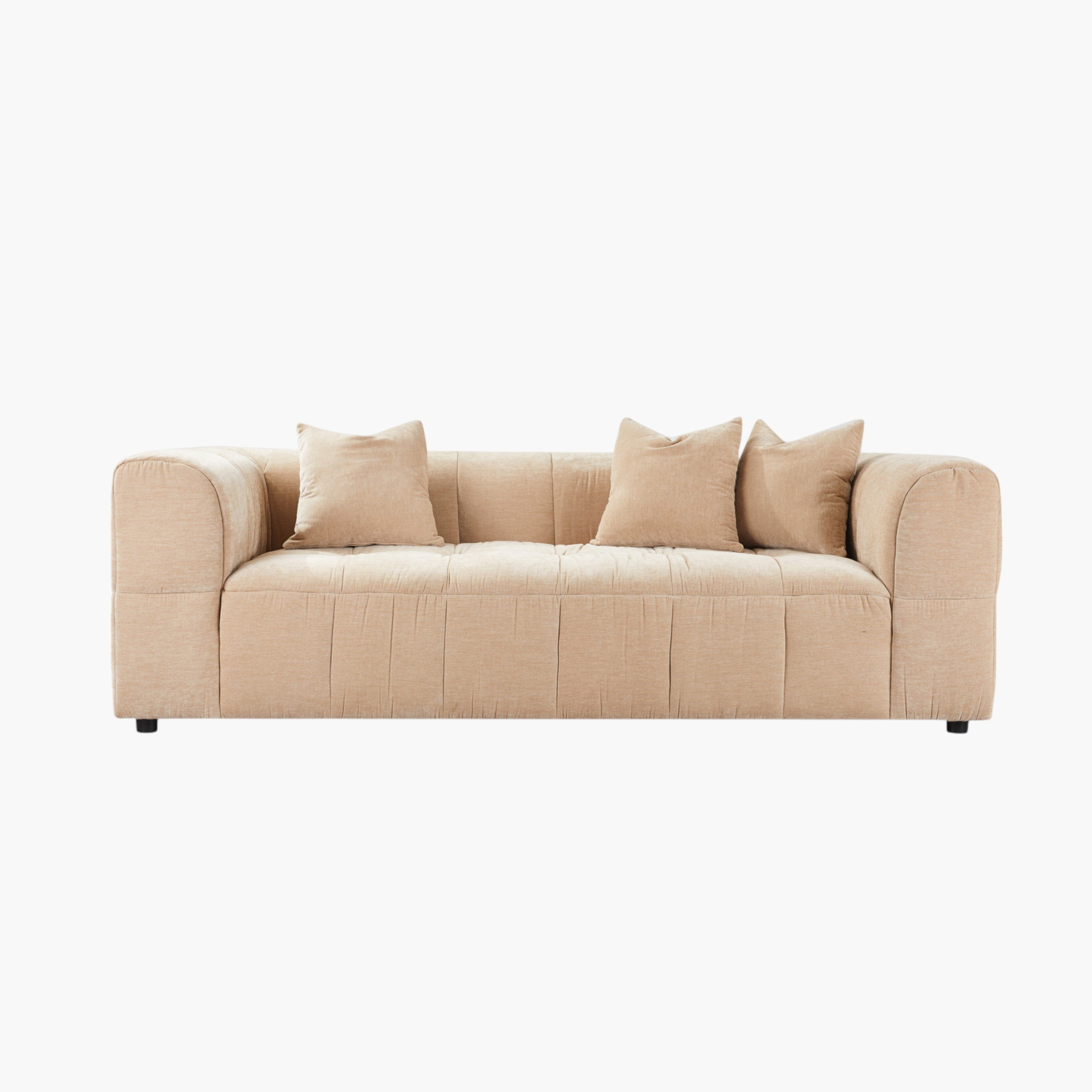 Blob 3-Seater Fabric Sofa with 3 Cushions-hbxlivingroom-sofasandarmchairs-sofas-image-2