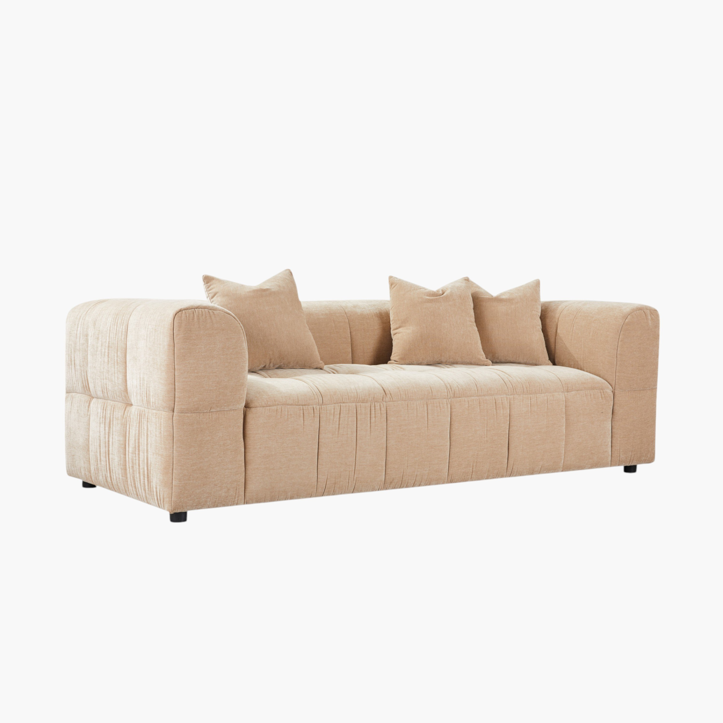 Blob 3-Seater Fabric Sofa with 3 Cushions-hbxlivingroom-sofasandarmchairs-sofas-image-3