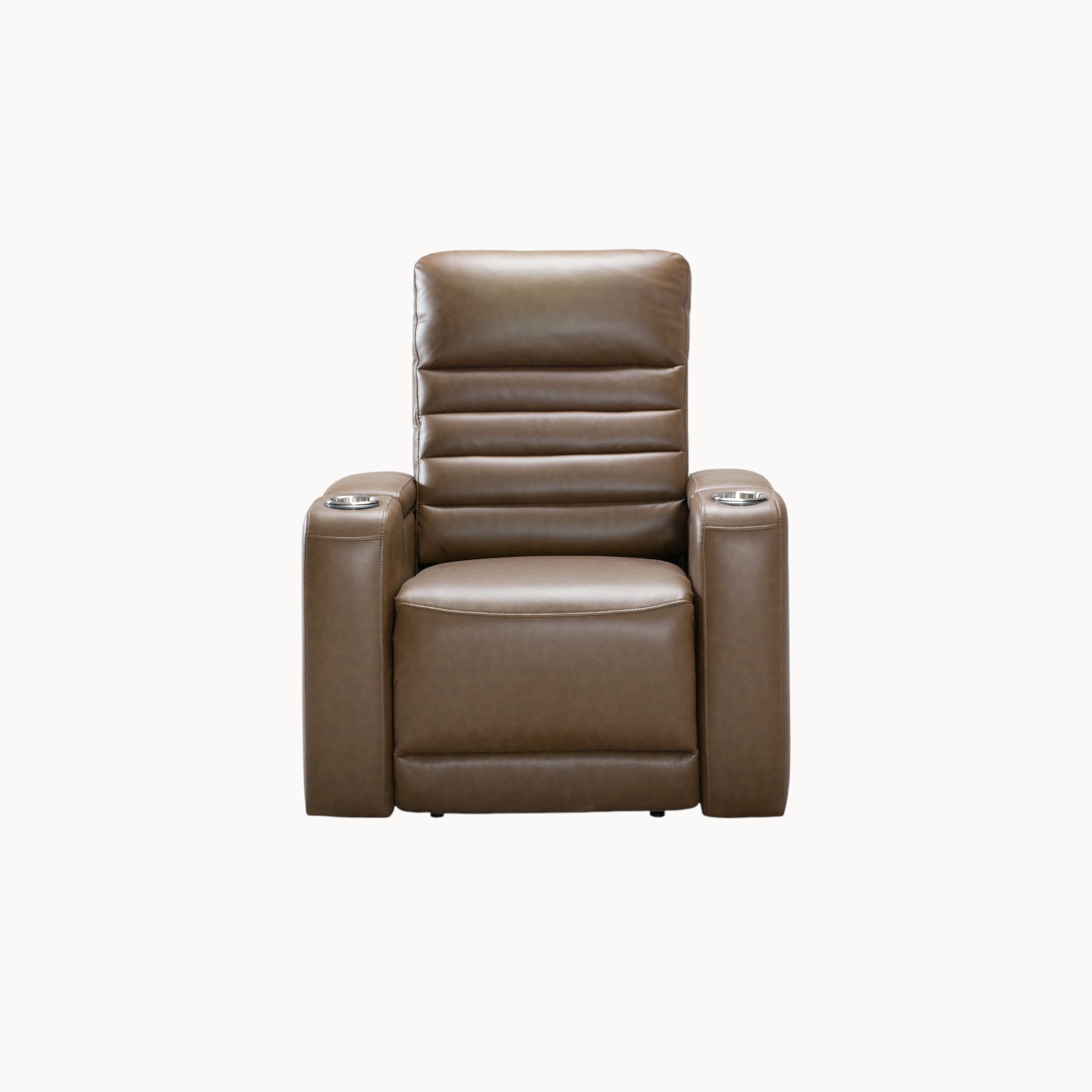 كرسي استرخاء قماش بمساند ذراعين بعمل بالطاقة الكهربائية المزدوجة و2 حامل أكواب من ميلان-hbxfurniture-sofasandarmchairs-reclinersofas-image-1