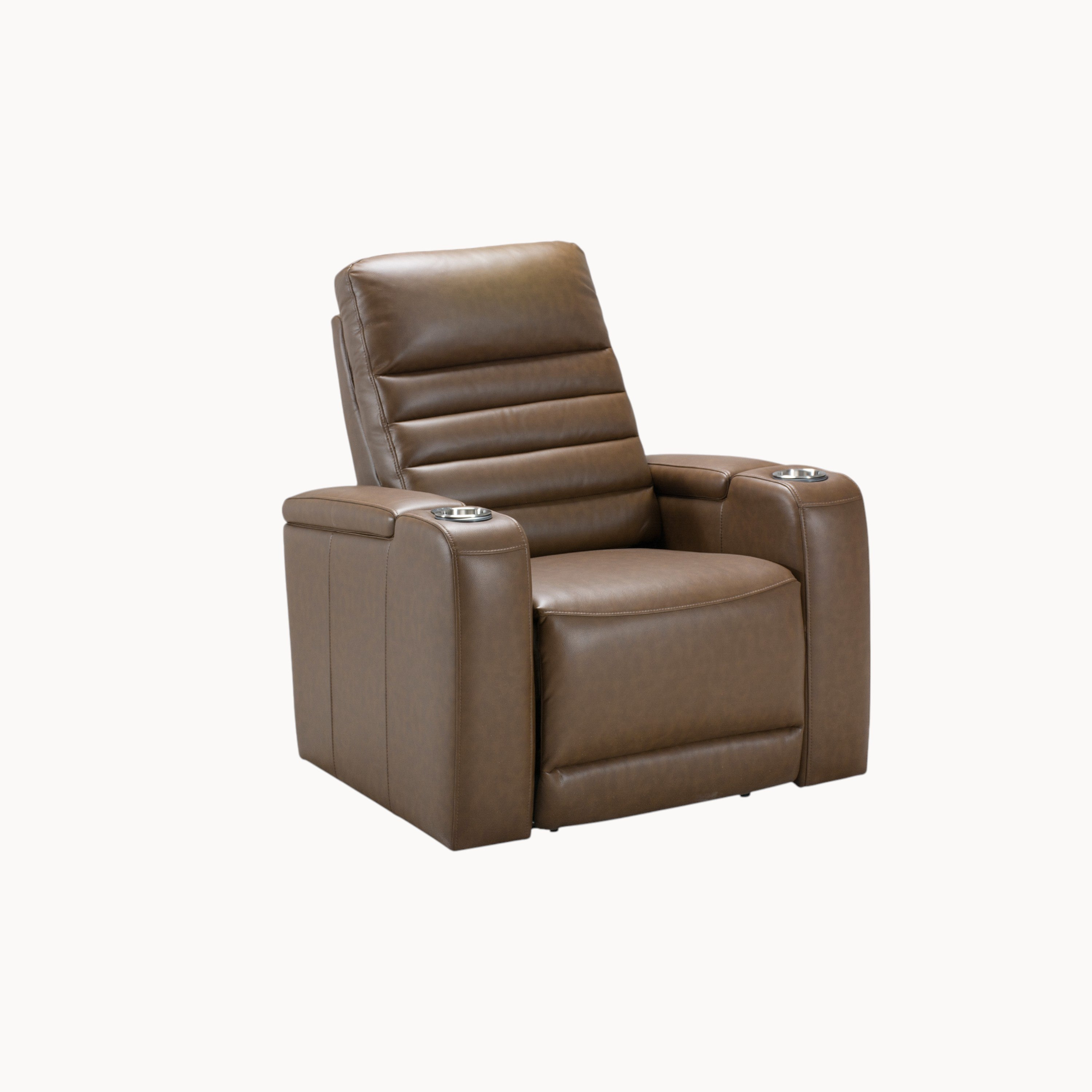 كرسي استرخاء قماش بمساند ذراعين بعمل بالطاقة الكهربائية المزدوجة و2 حامل أكواب من ميلان-hbxfurniture-sofasandarmchairs-reclinersofas-image-2