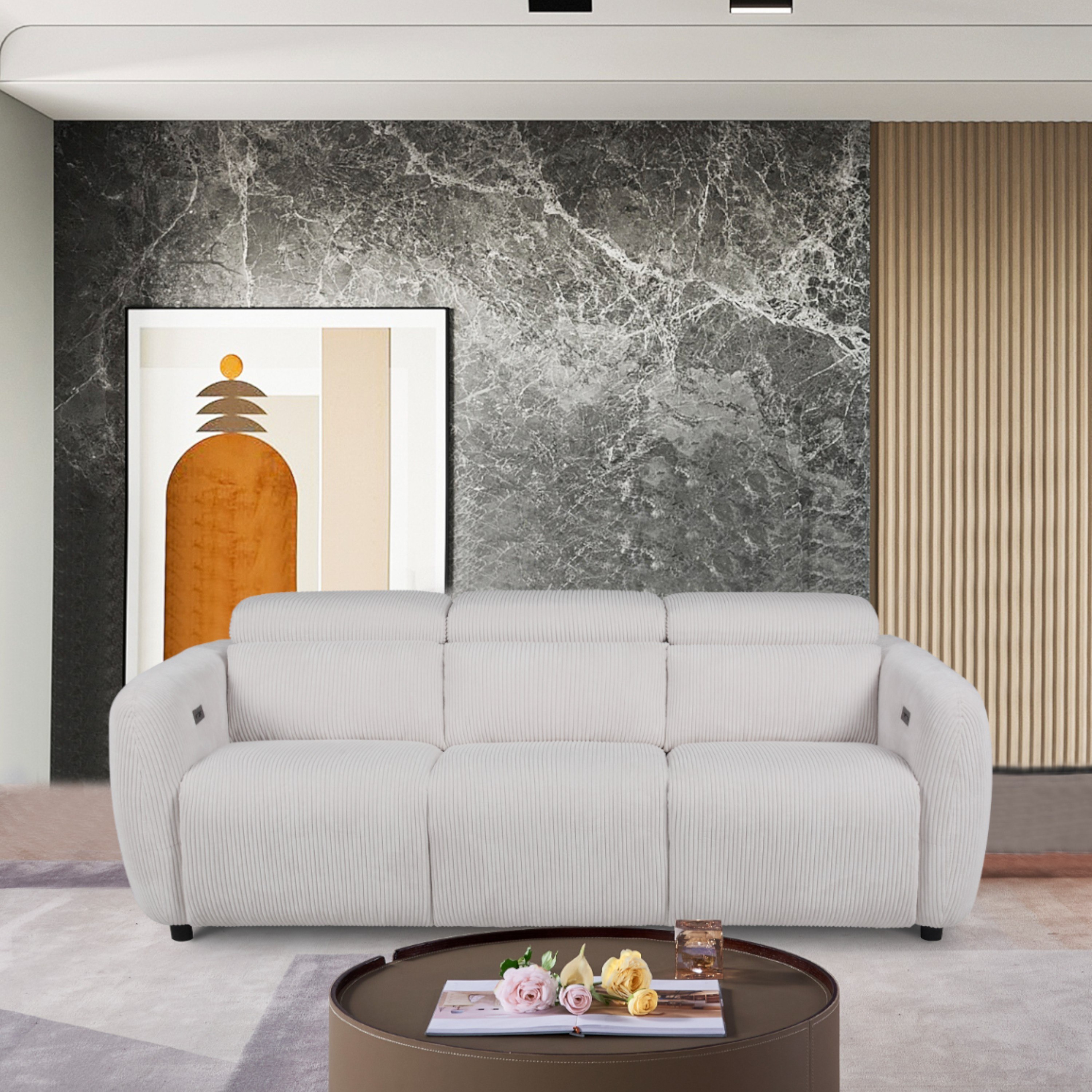 كنبة استرخاء مزدوجة قماش 3 مقاعد تعمل بالطاقة الكهربائية من إستونيا-hbxlivingroom-sofasandarmchairs-sofas-image-1