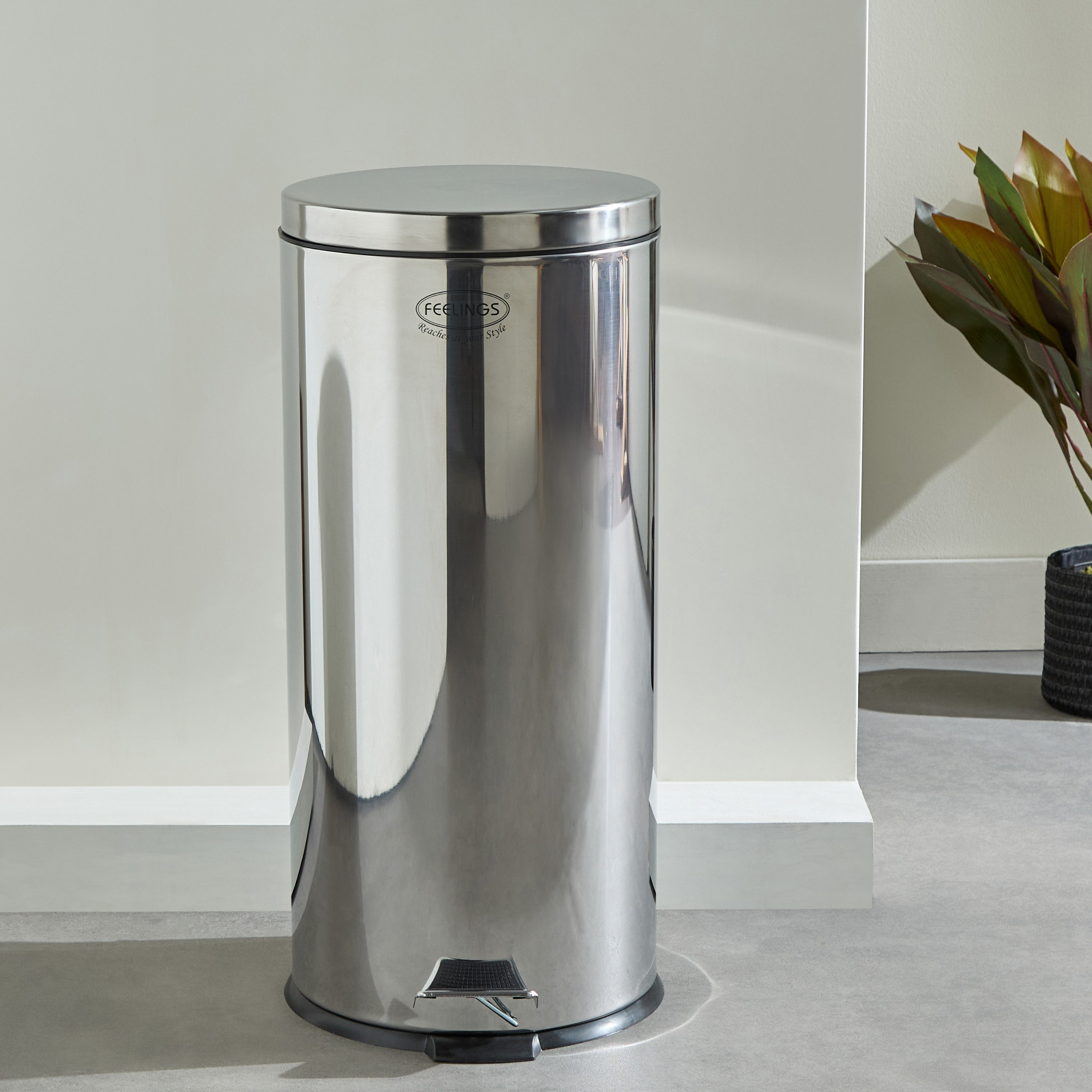 سلة مهملات بدواسة ستيل بتشطيب مرآة من تمارا - 30 لتر-hbxhomeware-hbxbathroom-image-6