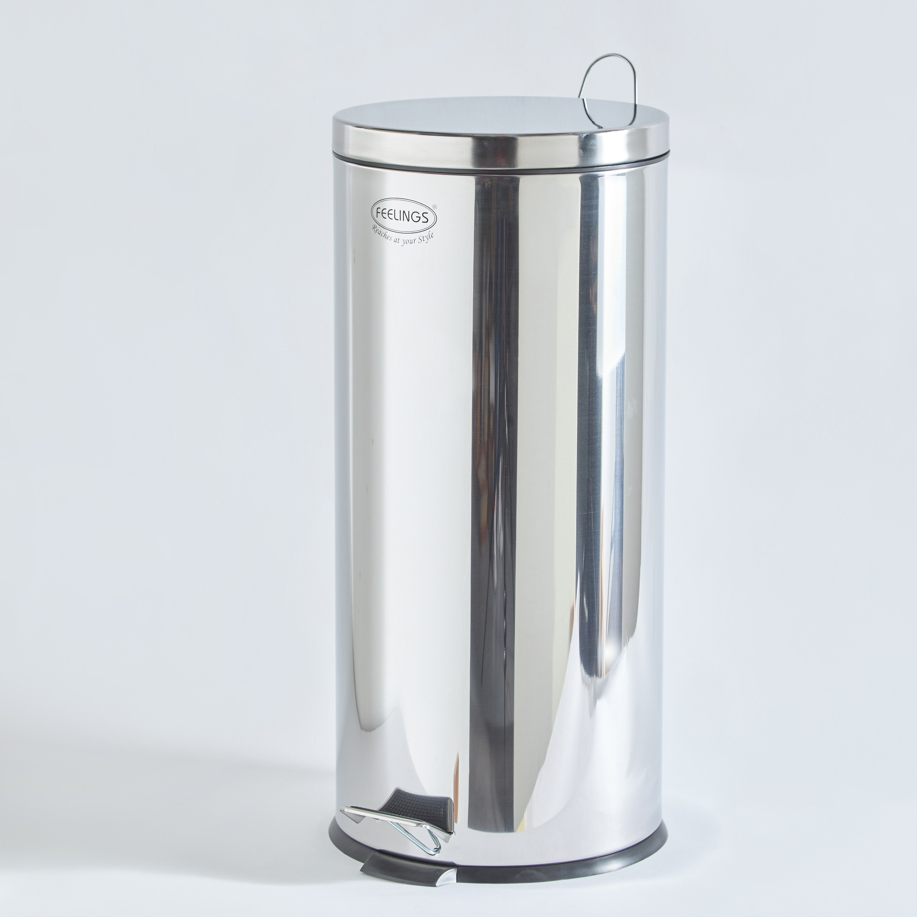 سلة مهملات بدواسة ستيل بتشطيب مرآة من تمارا - 30 لتر-hbxhomeware-hbxbathroom-image-7