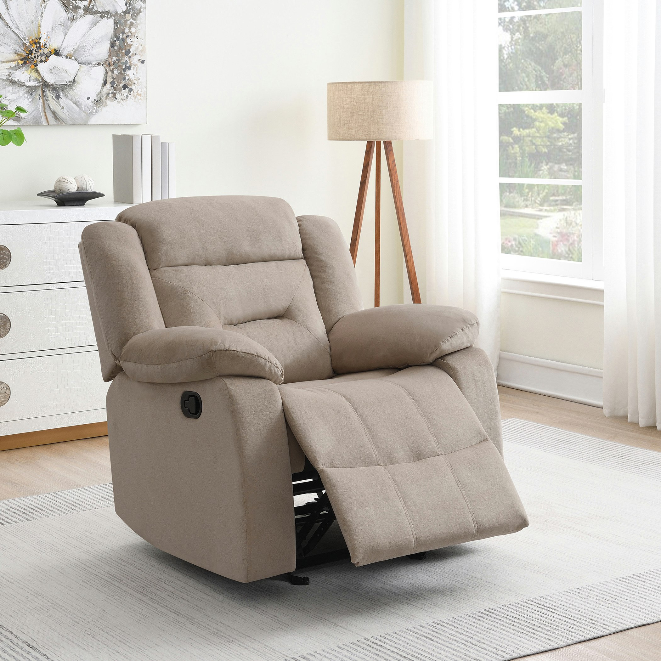 Keith 1-Seater Recliner Sofa with Glider-hbxfurniture-sofasandarmchairs-reclinersofas-image-1