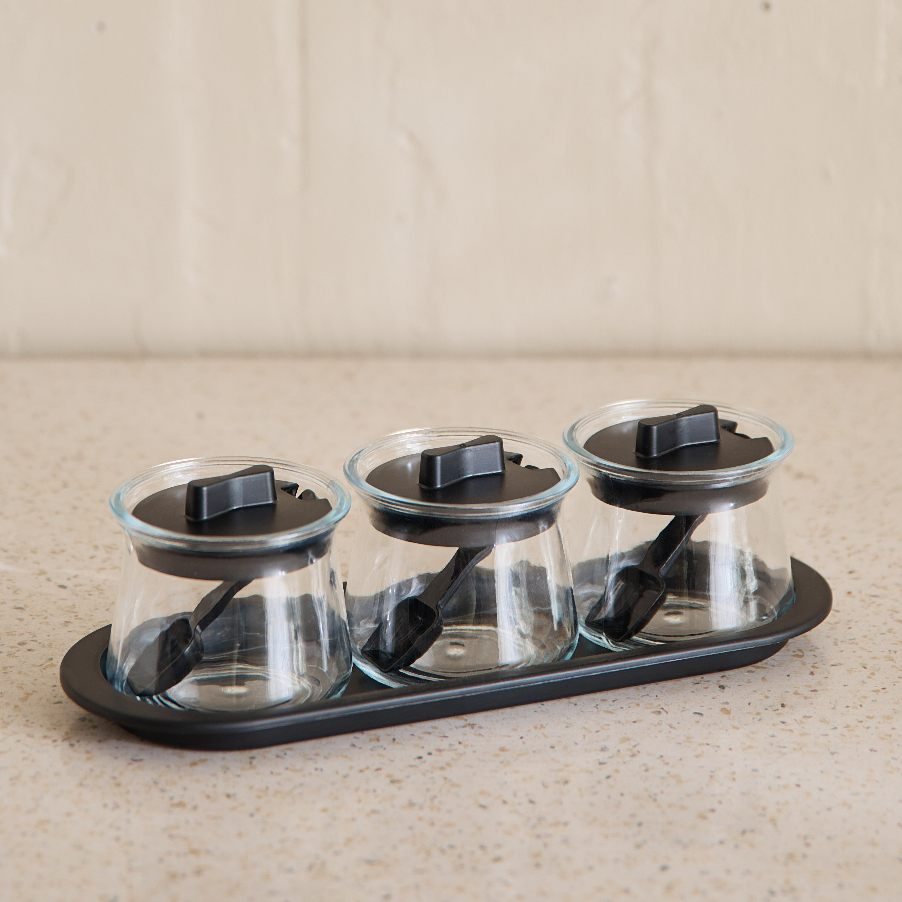 Essential 3-Piece Spice Container and Tray Set - 250 ml-hbxhomeware-hbxkitchen-image-2