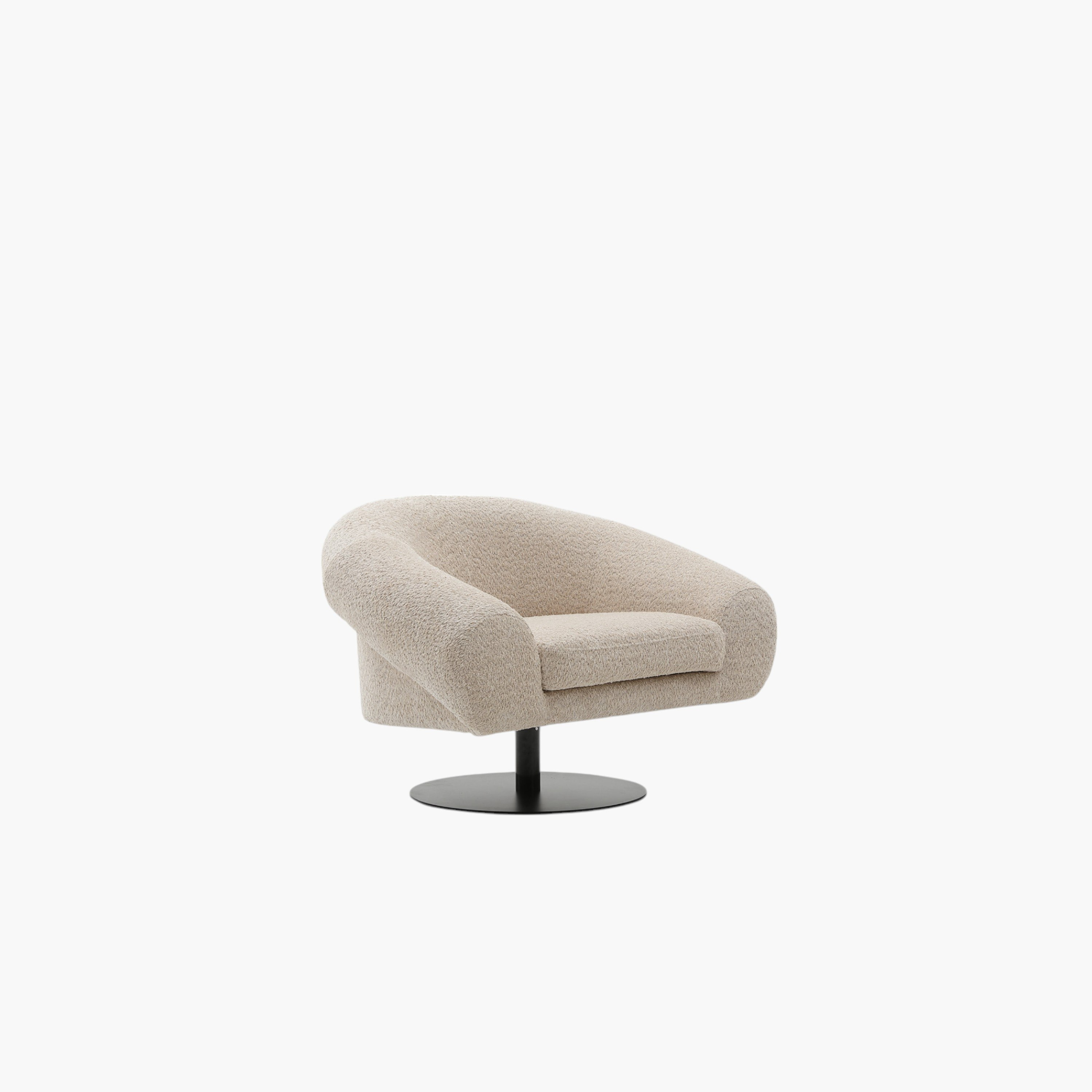 Vicenza Fabric Swivel Accent Chair-hbxlivingroom-sofasandarmchairs-easychairs-image-1