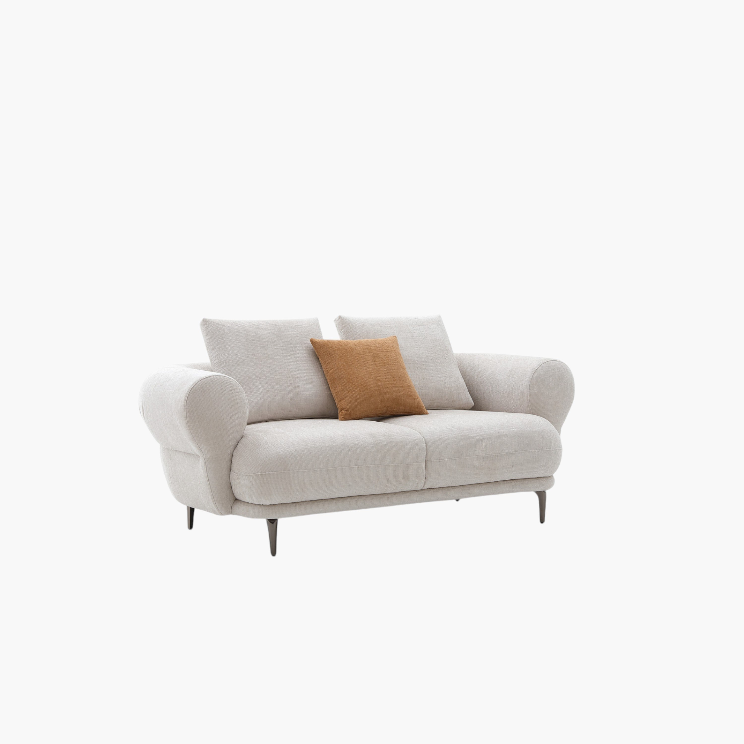 Cologne 2-Seater Fabric Sofa with 2 Large and 1 Small Cushion-hbxlivingroom-sofasandarmchairs-sofas-image-1