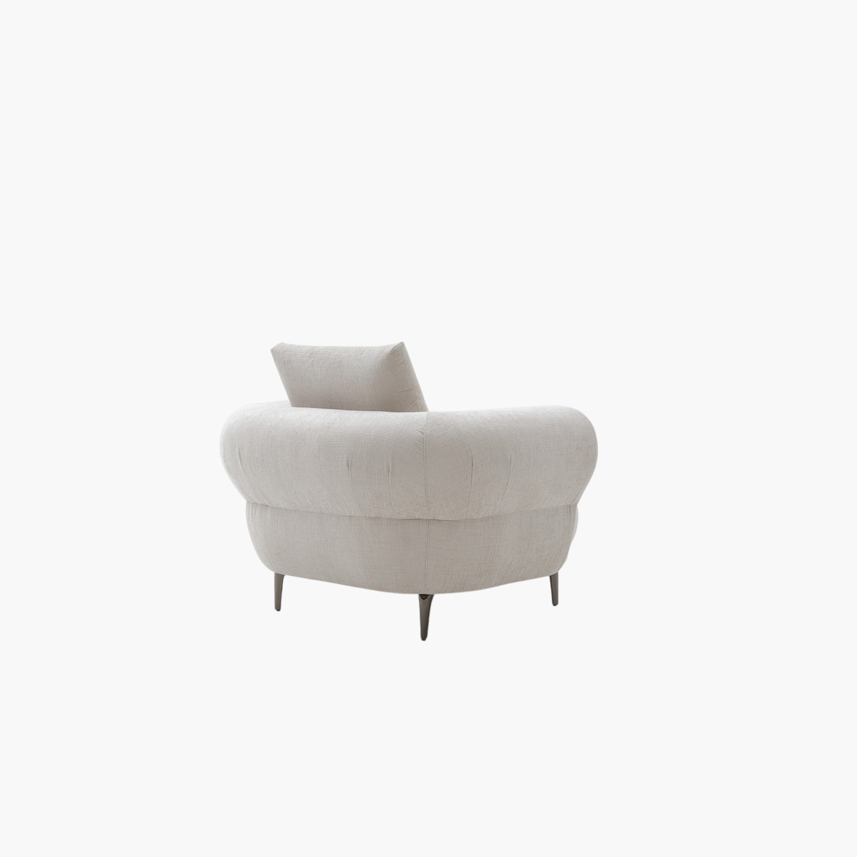 Cologne Armchair Fabric Sofa with Large Cushion-hbxlivingroom-sofasandarmchairs-sofas-image-3