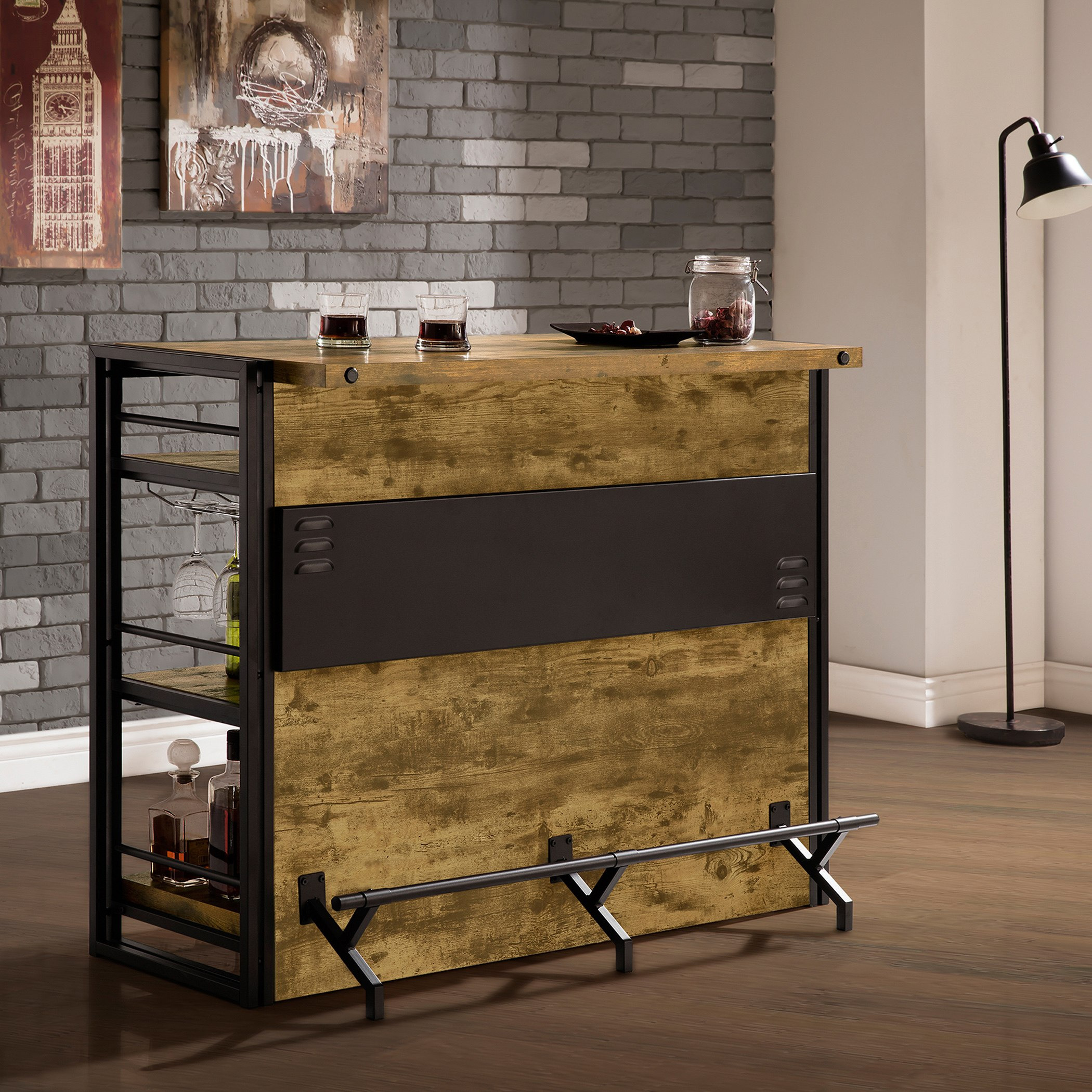 وحدة مشرب من رستيك-hbxfurniture-diningroom-barcountersandbarstools-image-1