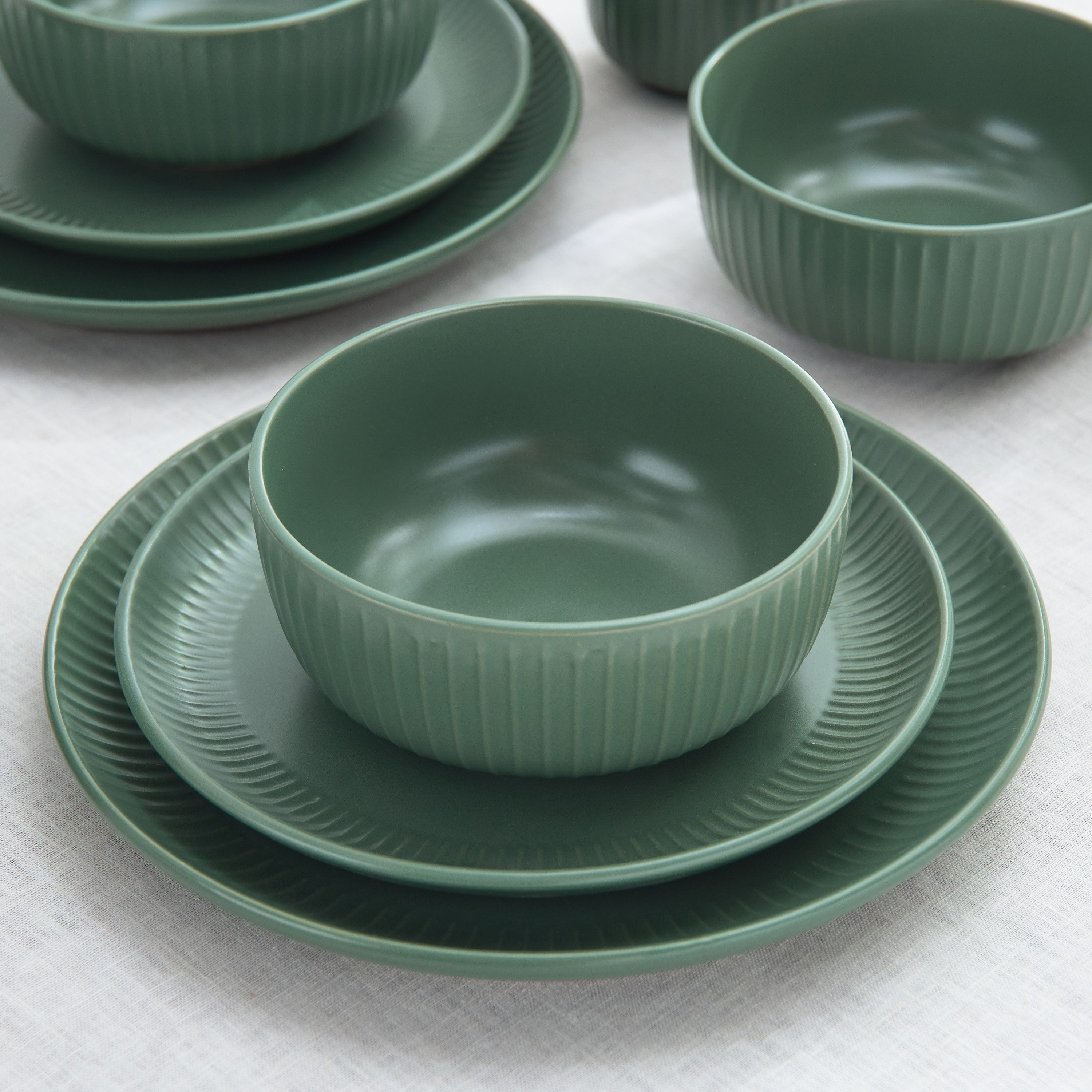 Elegenza 16-Piece Stoneware Embossed Dinner Set - Serves 4-PROMO_HB_AE_B1G1_250925-image-3