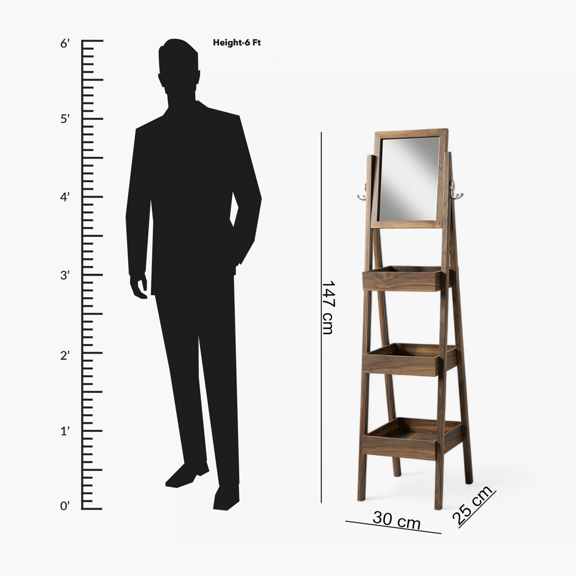 Charley Shelving Unit with Mirror-hbxkidsandyouth-bathandlaundry-bathroomaccessories-image-8