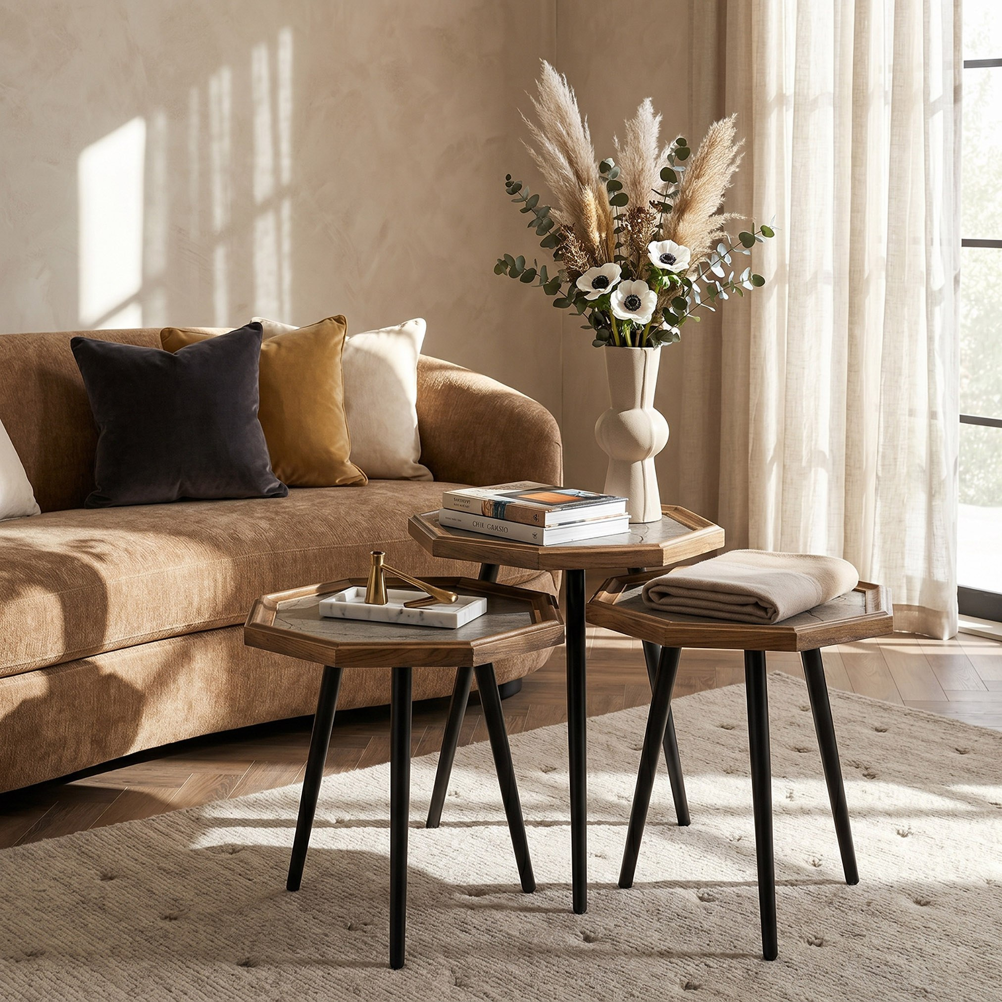 Miles Octagonal Nest of Tables - Set of 3-hbxfurniture-livingroom-nestingtables-image-4