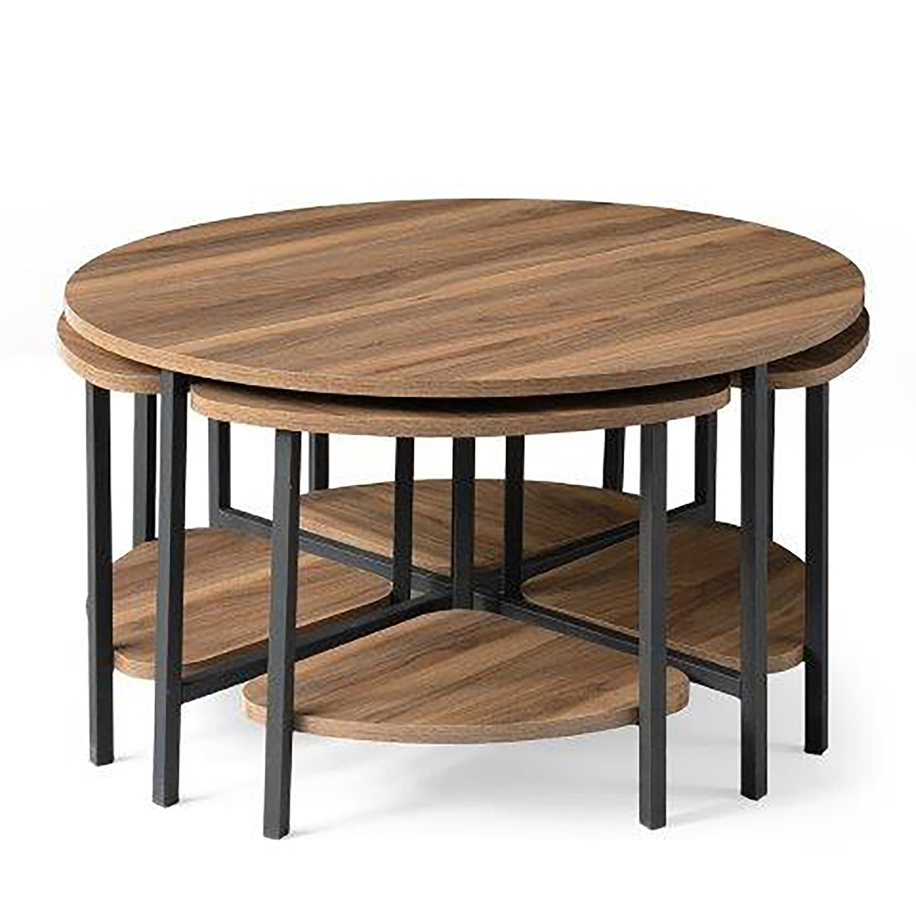 Josie Round Coffee Table with 4 Stools-PROMO_HB_UAE_HBX10_250526-image-3