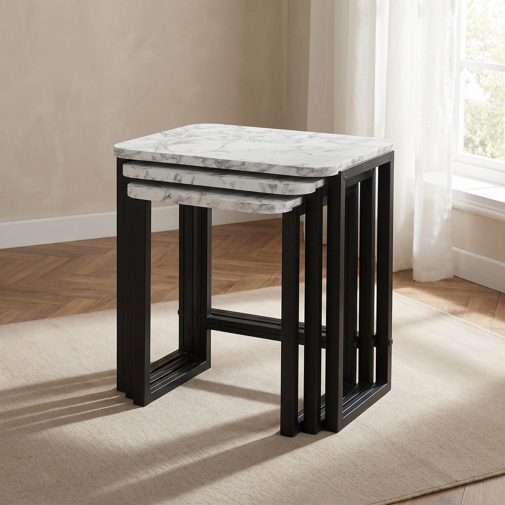 Buy Vemon Nest of Tables - Set of 3 Online in KSA | Homebox