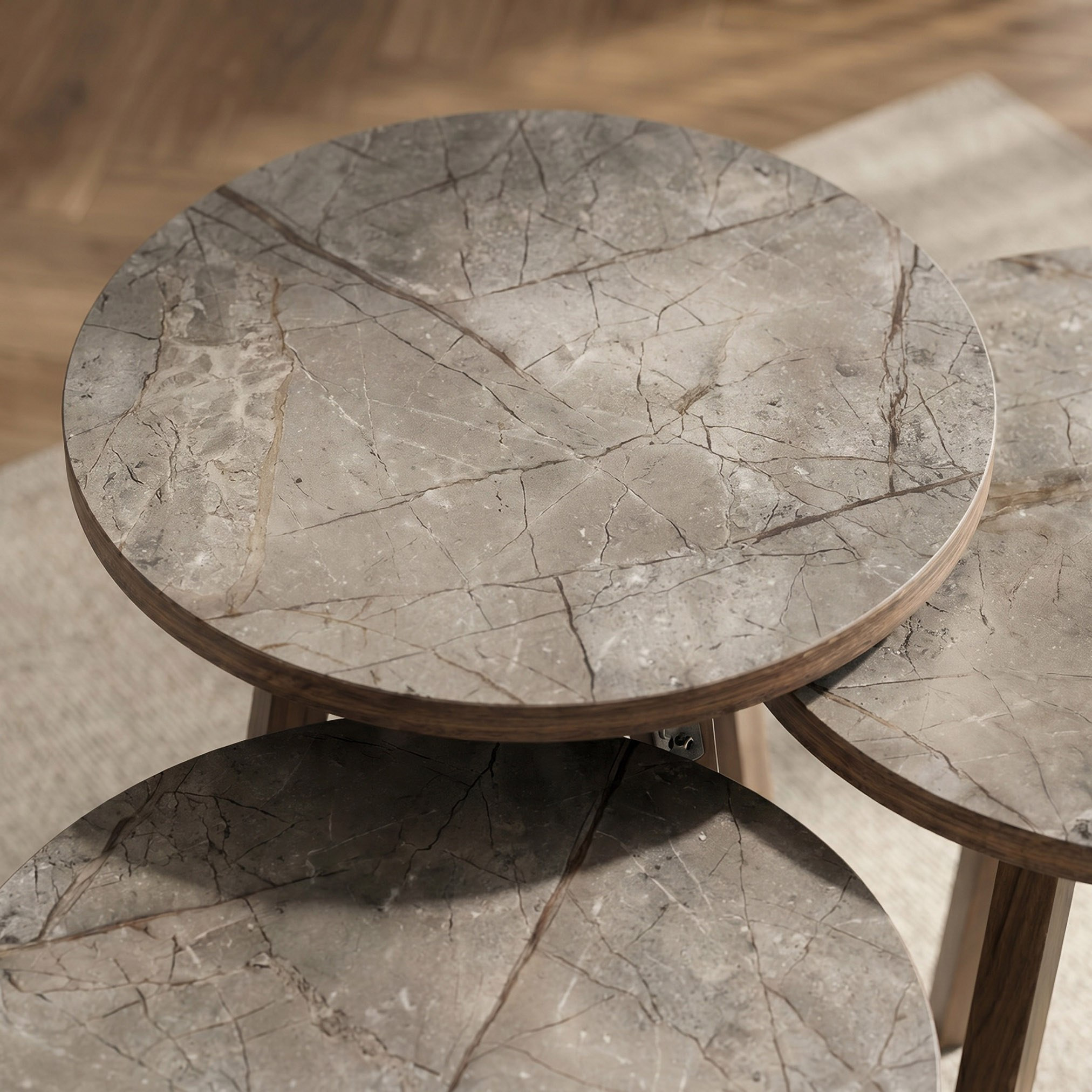 Neve Round Nest of Tables - Set of 3-hbxfurniture-livingroom-nestingtables-image-2