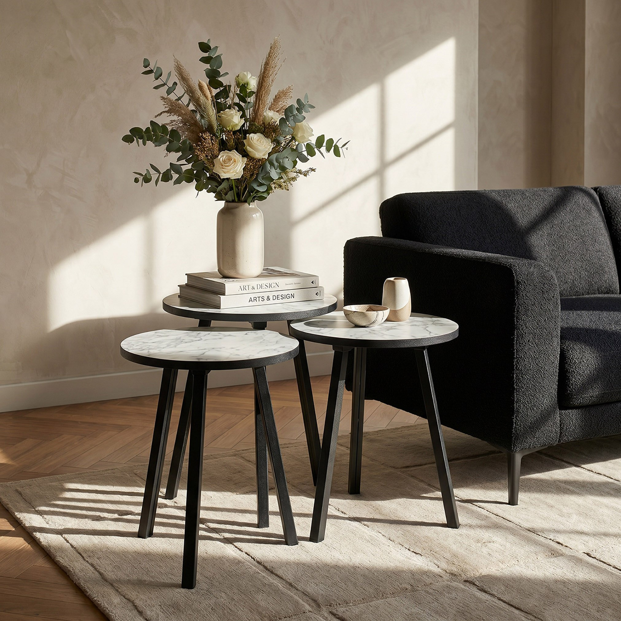 Neve Round Nest of Tables - Set of 3-hbxfurniture-livingroom-nestingtables-image-4