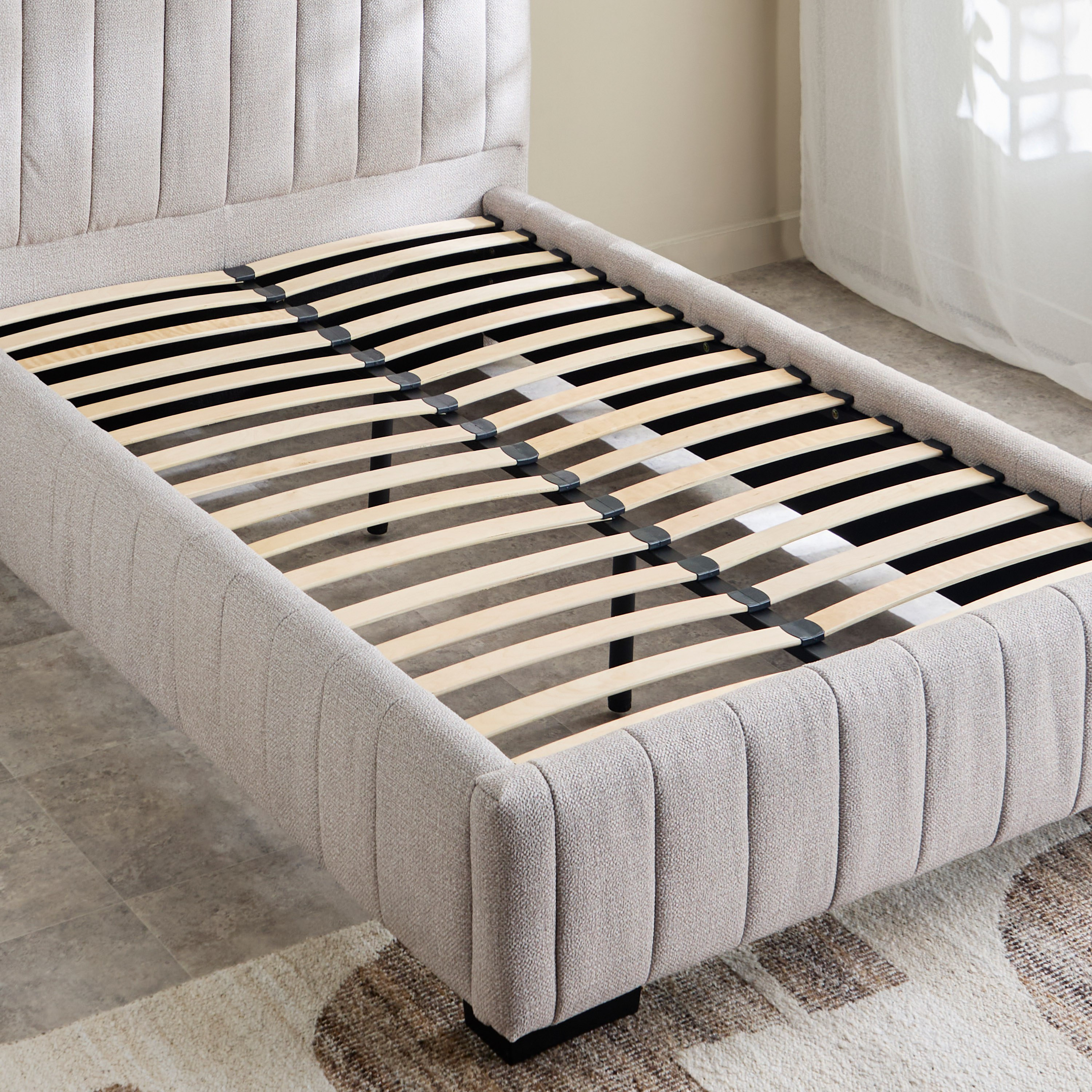 Luxembourg Urbania Twin Upholstered Bed - 120x200 cm-hbxfurniture-kidsroom-kidsroomsets-twin-image-5