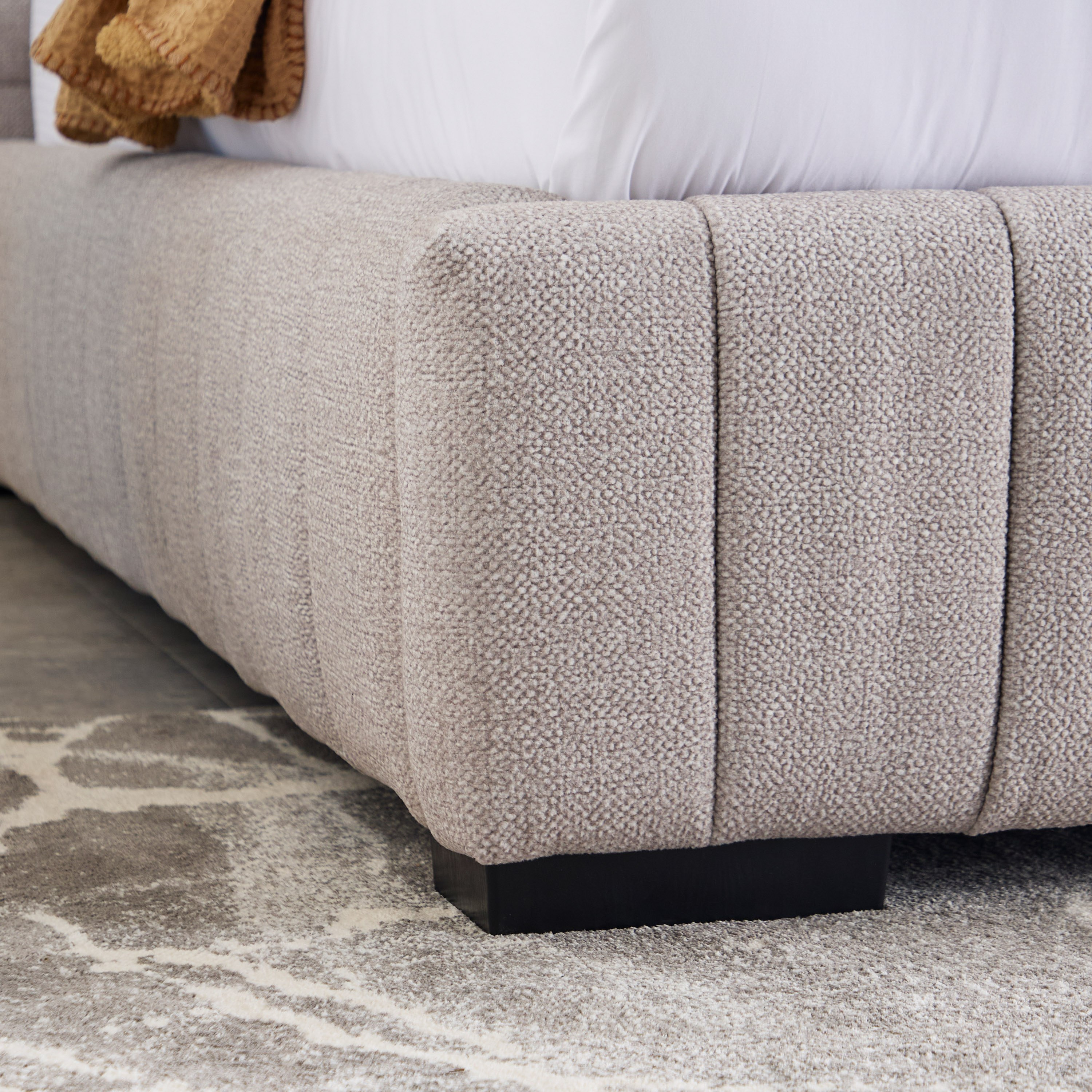 Luxembourg Urbania Queen Upholstered Bed - 160x200 cm-hbxbedroom-bedsandbedsets-beds-queen-image-4