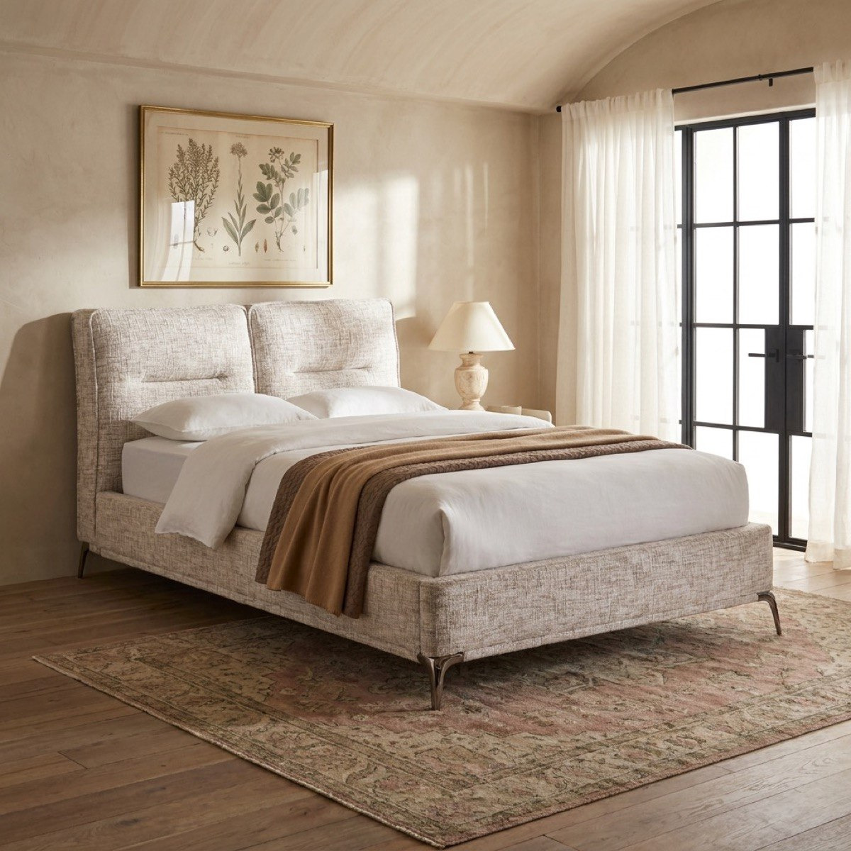 Marwell Nxt Carina Upholstered Twin Bed - 120x200 cm-hbxfurniture-kidsroom-kidsroomsets-twin-image-1